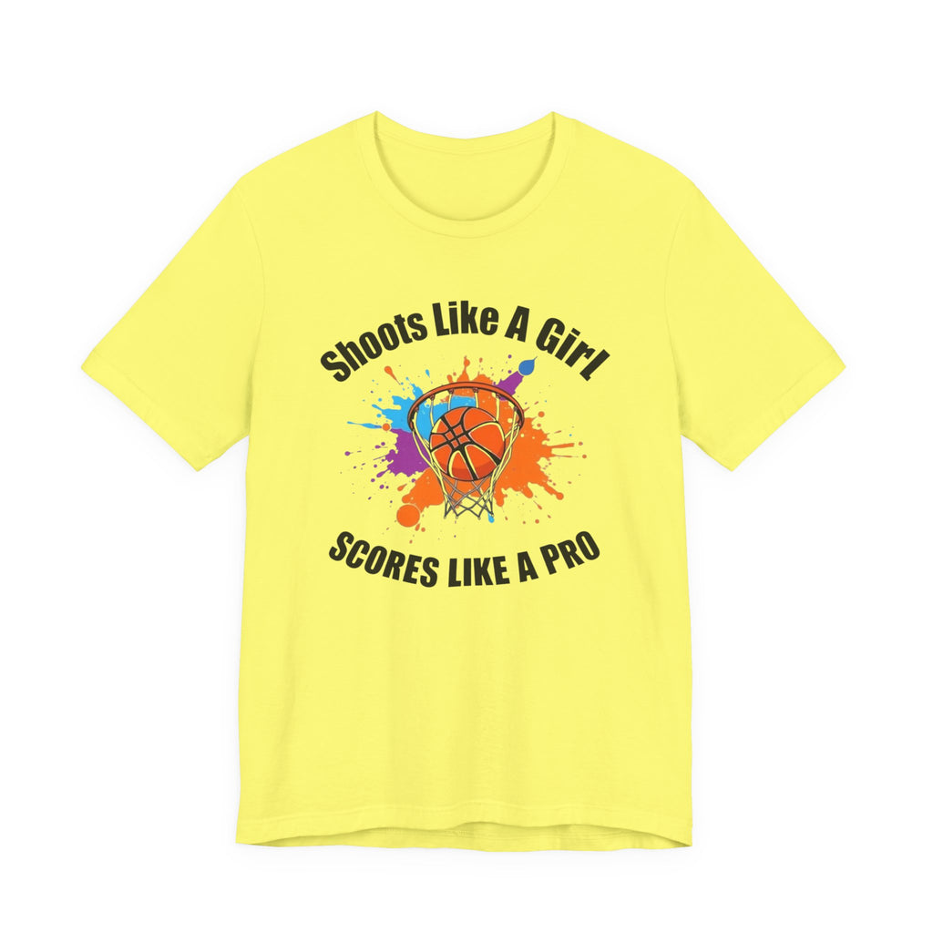 Basketball Pride Tee, Shoots Like A Girl