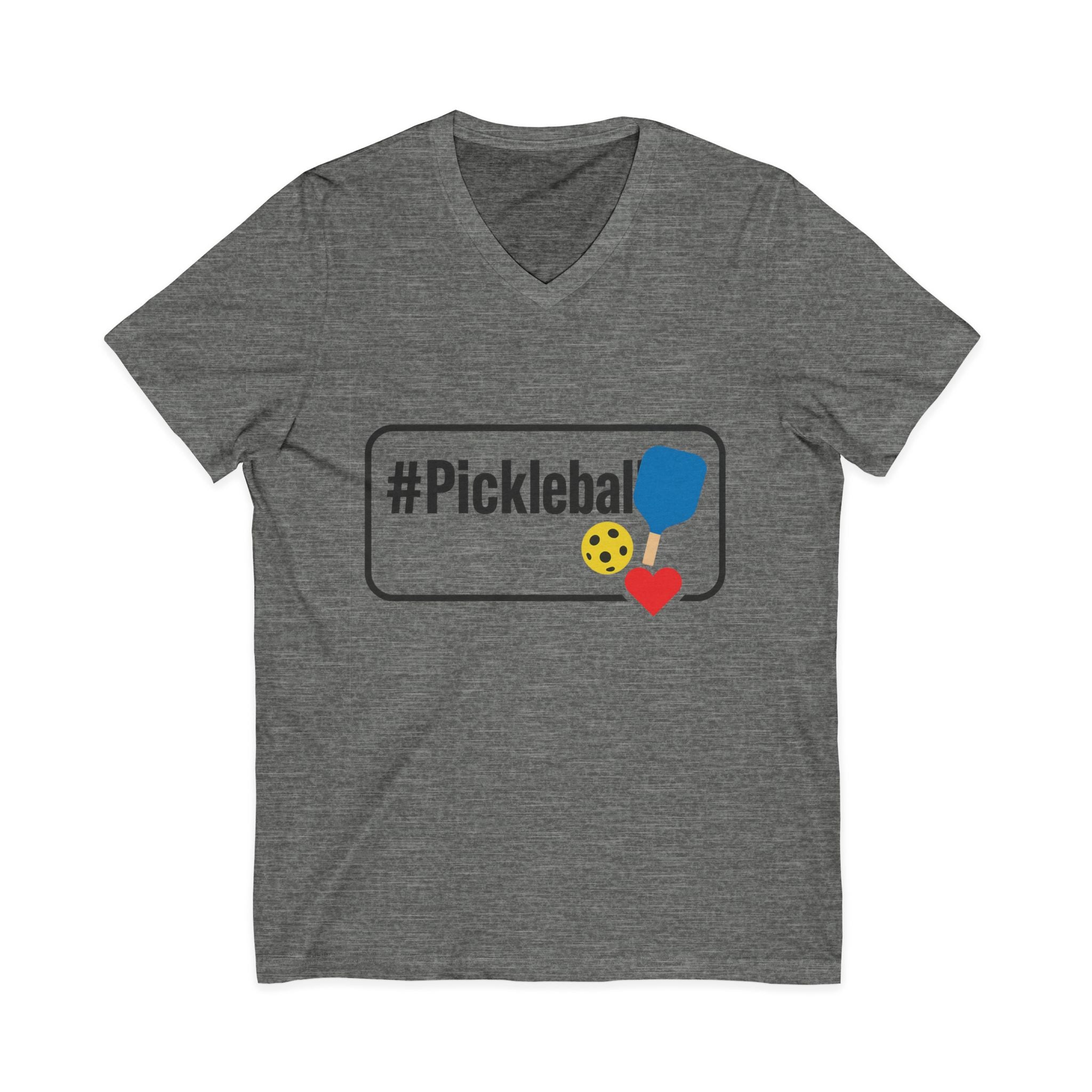 Pickleball V-Neck Tee for Fun Lovers