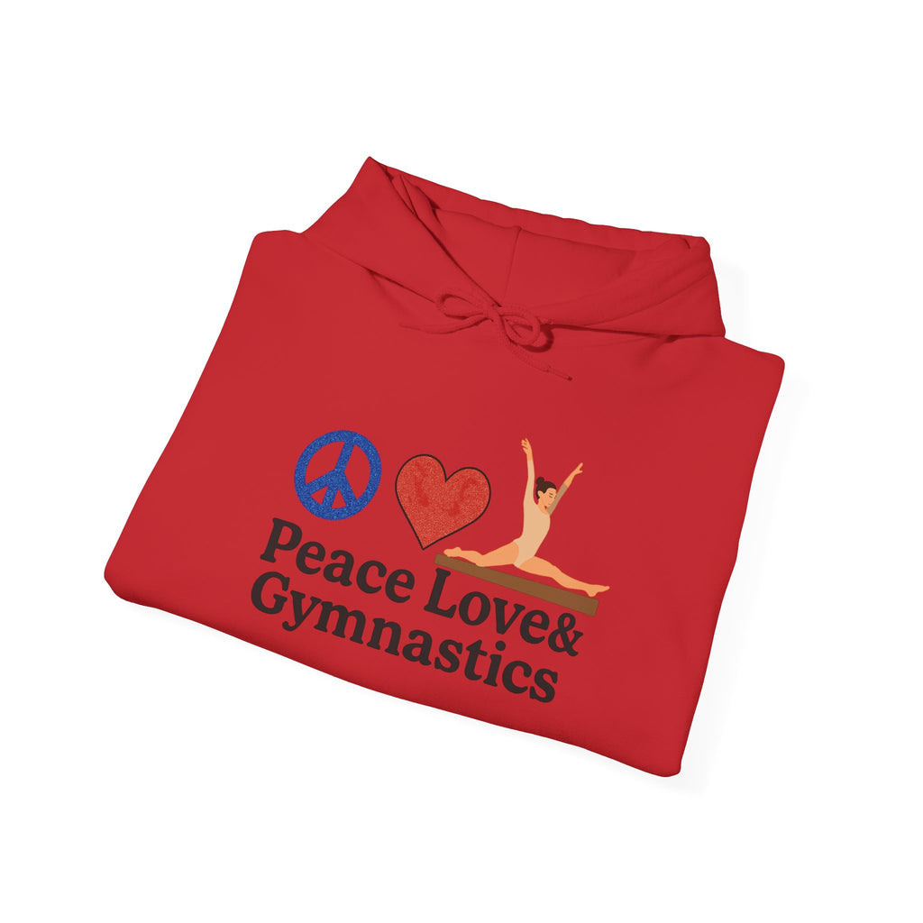 Peace, Love & Gymnastics Hoodie