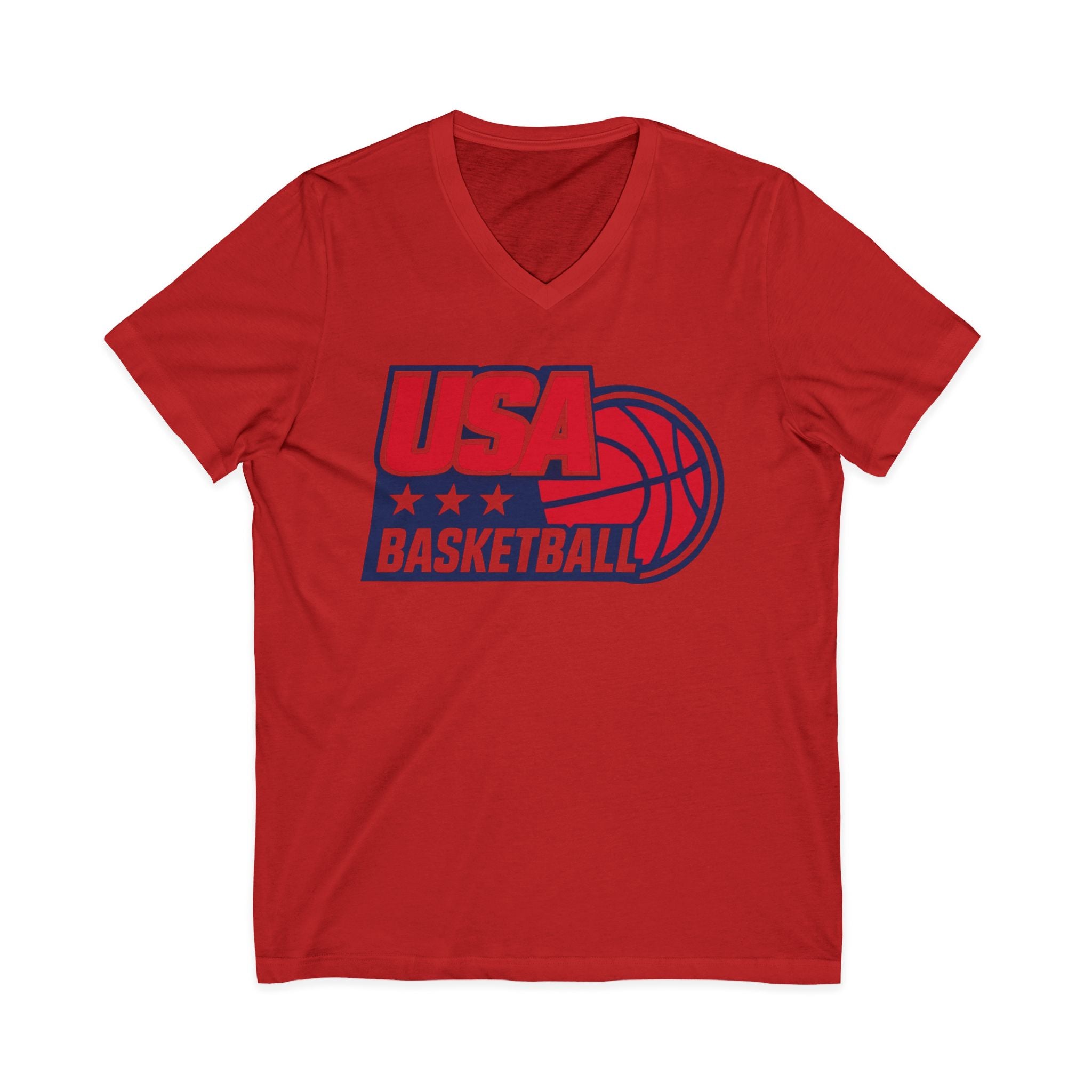 USA Basketball  V-Neck Tee