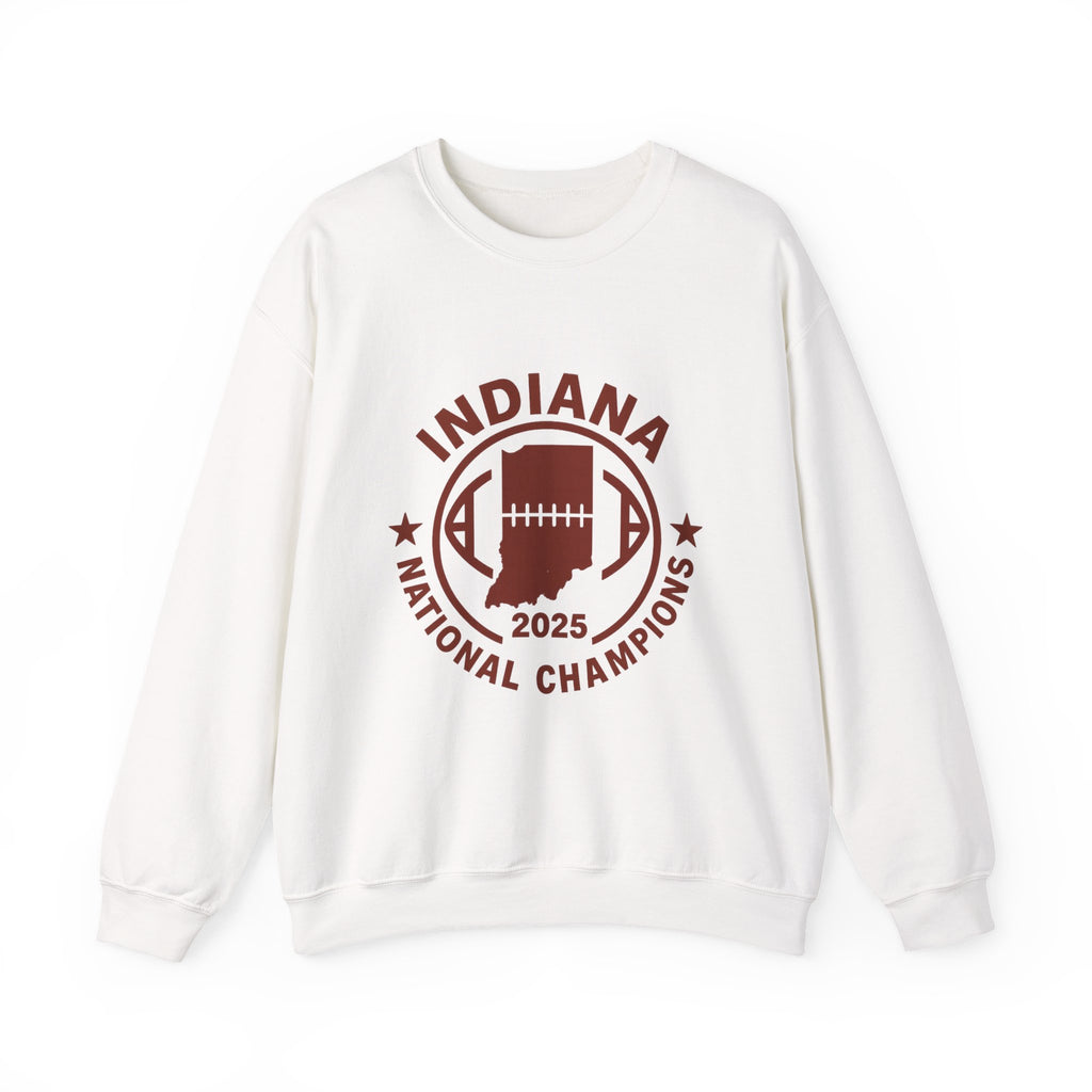 Indiana National Champions 2025 Football Crewneck Sweatshirt