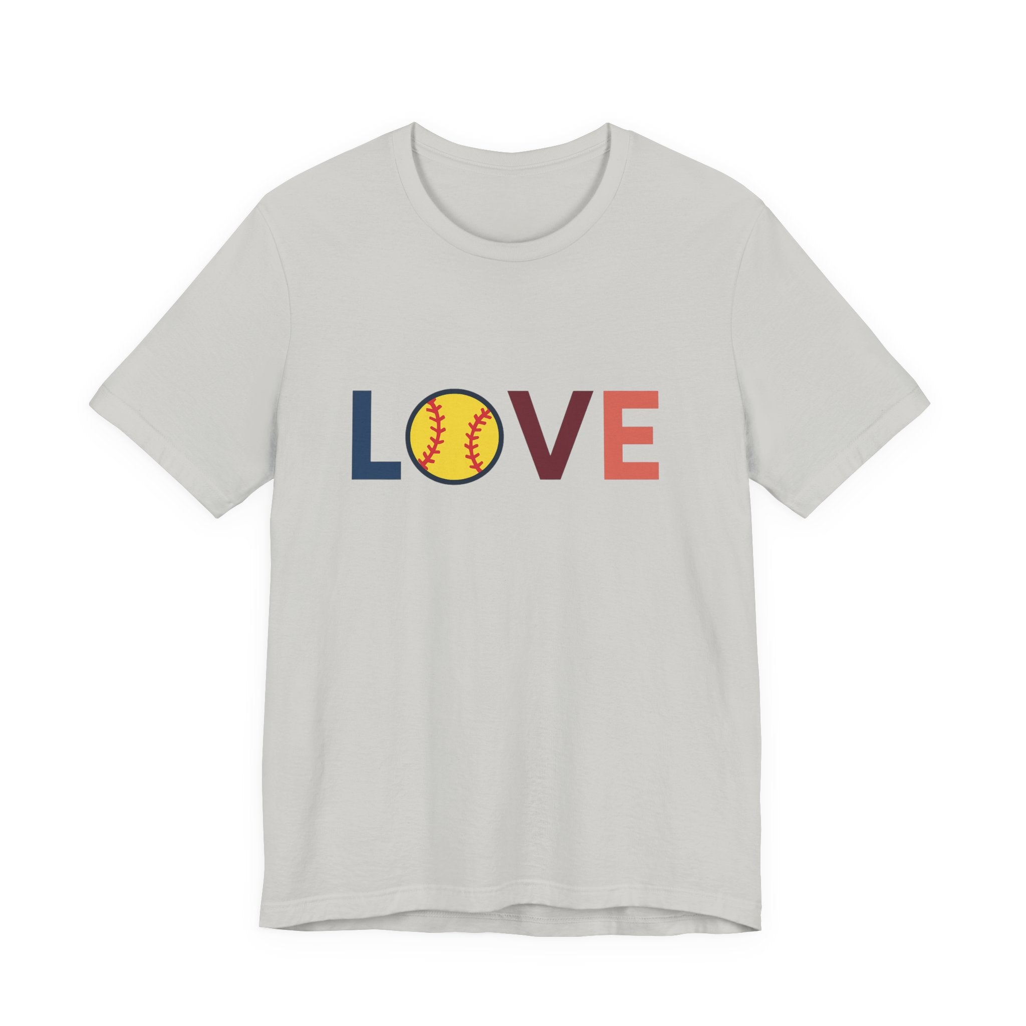 Softball Love Tee, Unisex T-Shirt, Gift for Sports Lovers