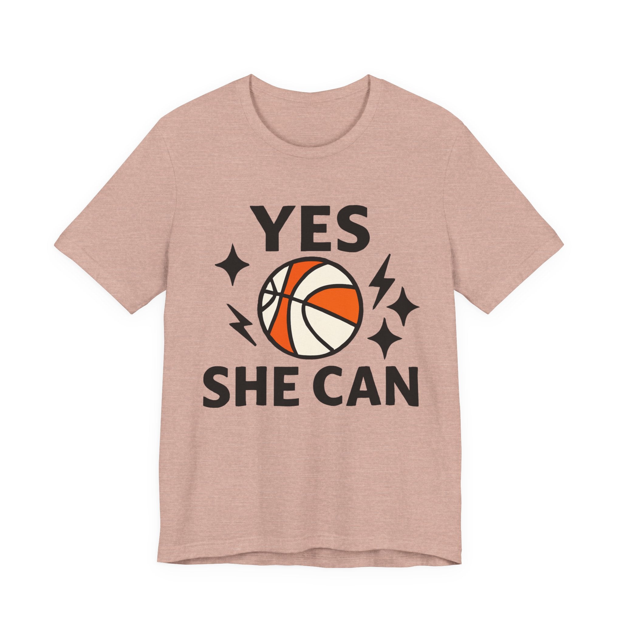Yes, She Can Basketball Unisex Tee