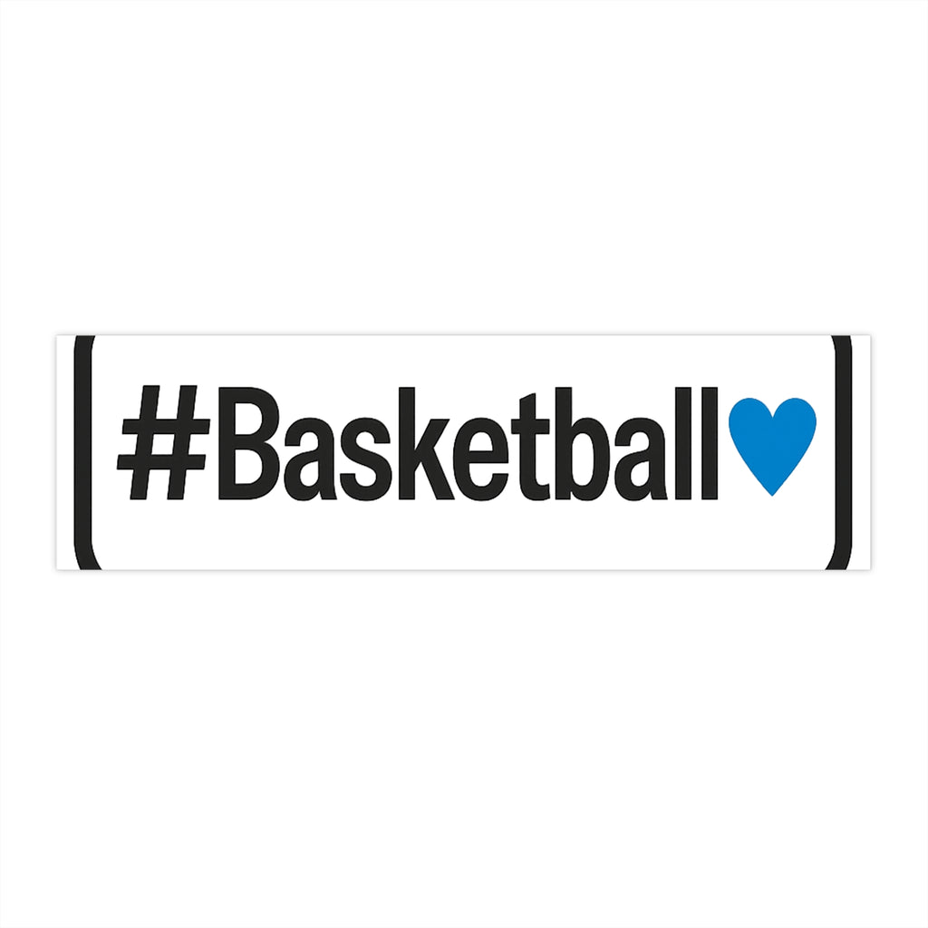 Basket Love Bumper Sticker