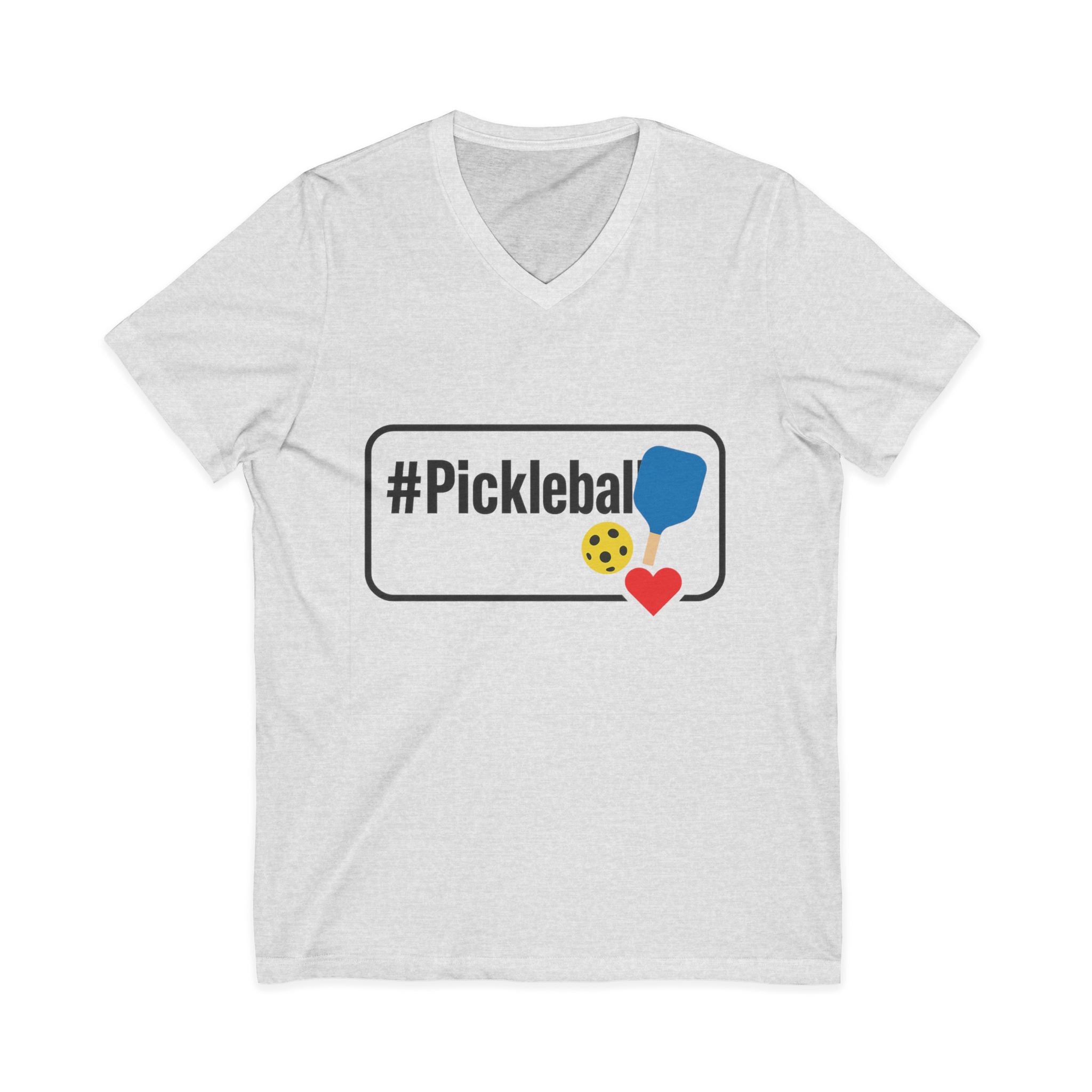Pickleball V-Neck Tee for Fun Lovers