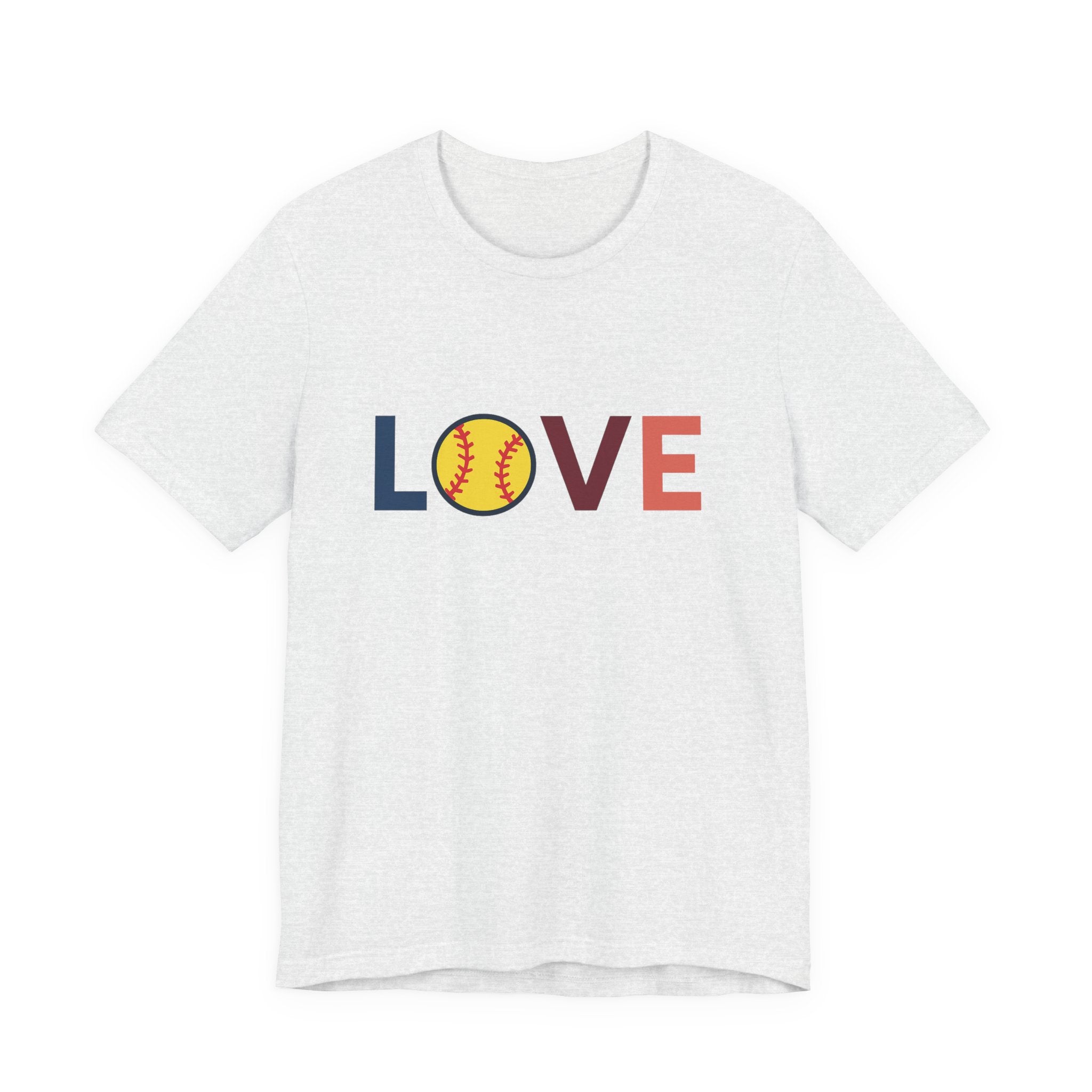 Softball Love Tee, Unisex T-Shirt, Gift for Sports Lovers