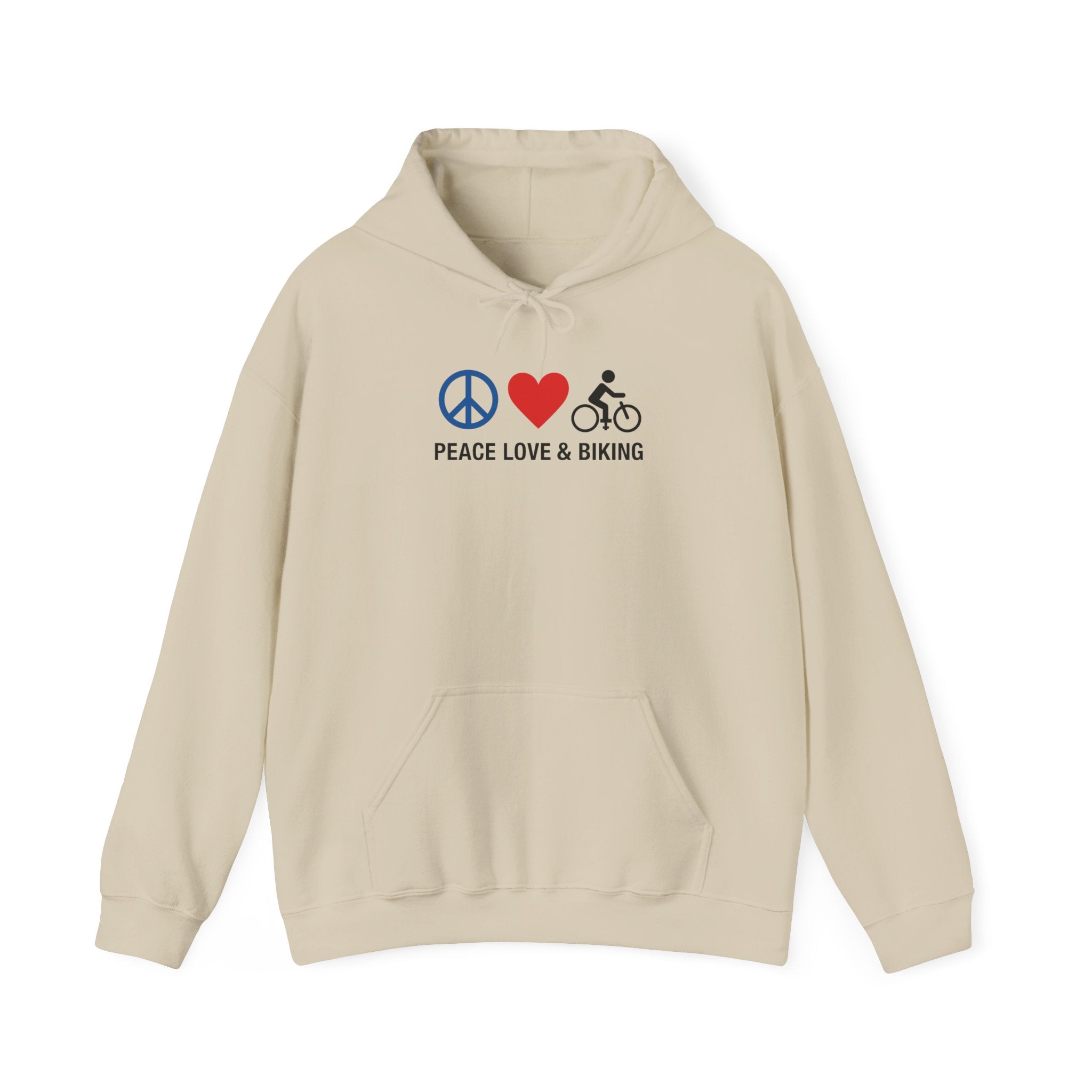 Peace Love & Biking Hoodie