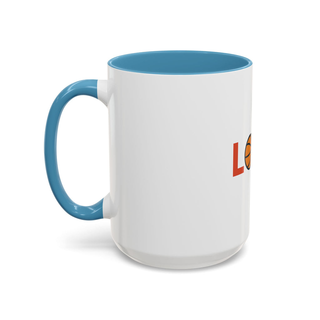 Basketball Love Accent Coffee Mug