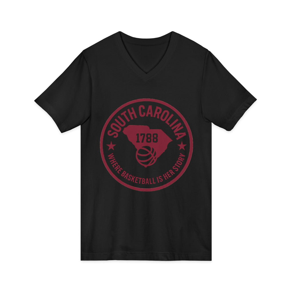 South Carolina 1788 Basketball V-Neck Tee
