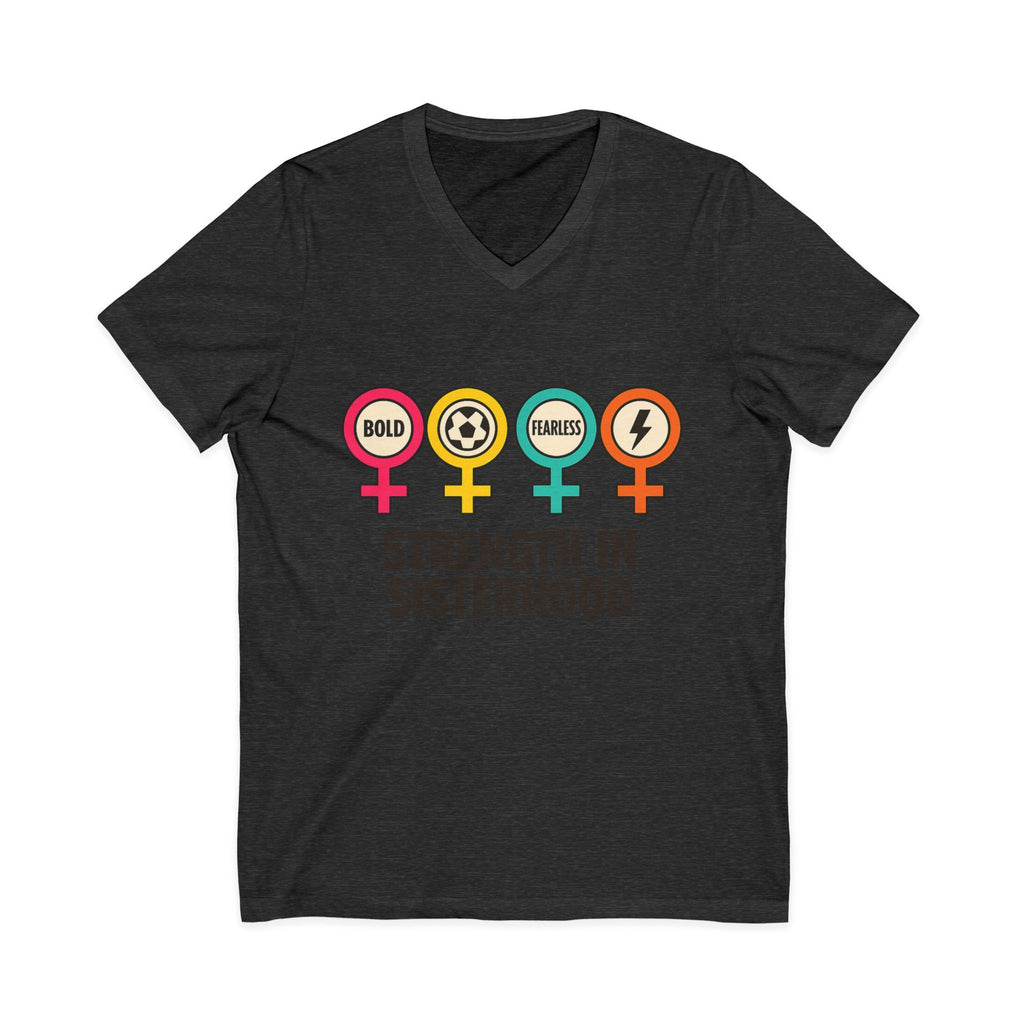 Empowerment V-Neck Tee: Strength in Sisterhood