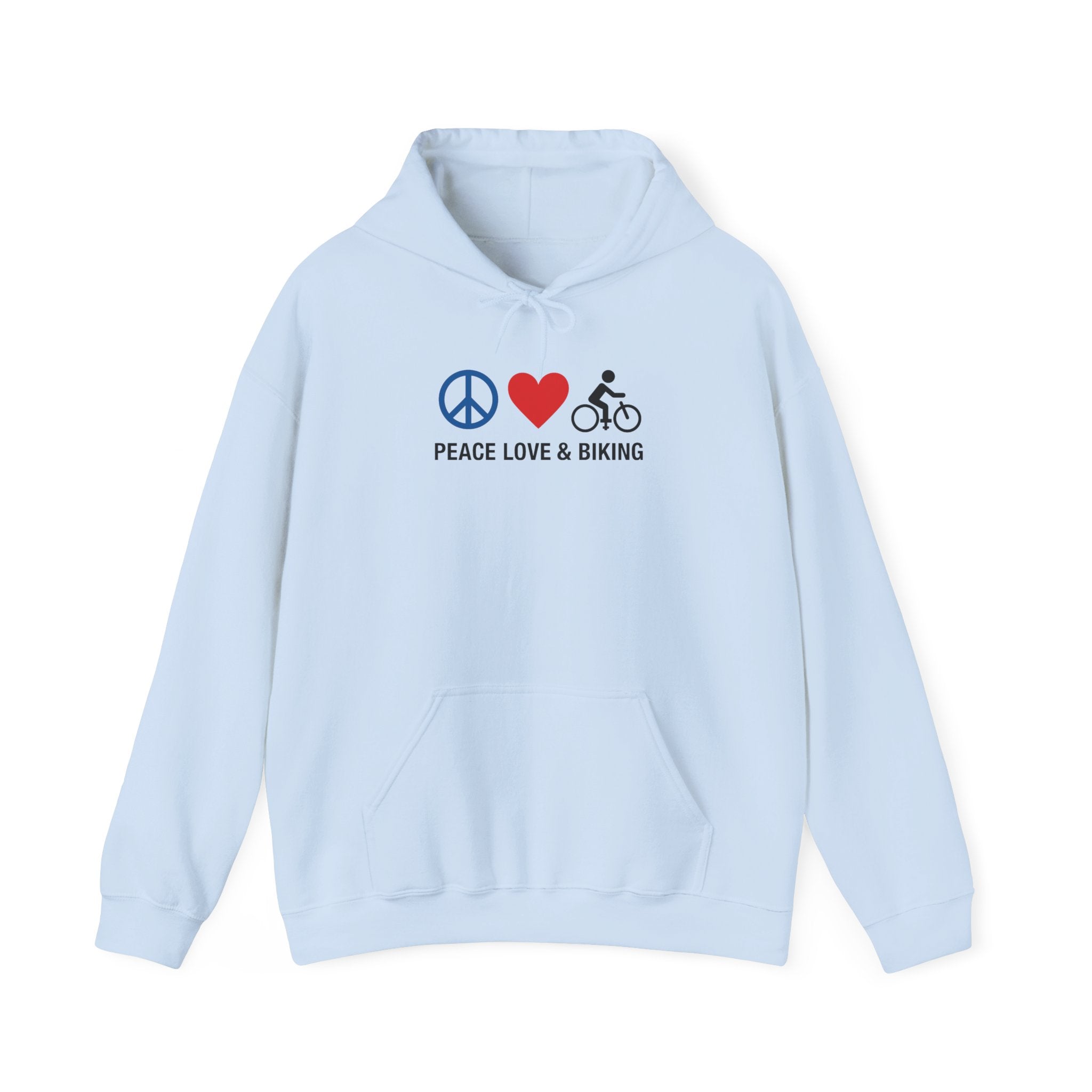 Peace Love & Biking Hoodie