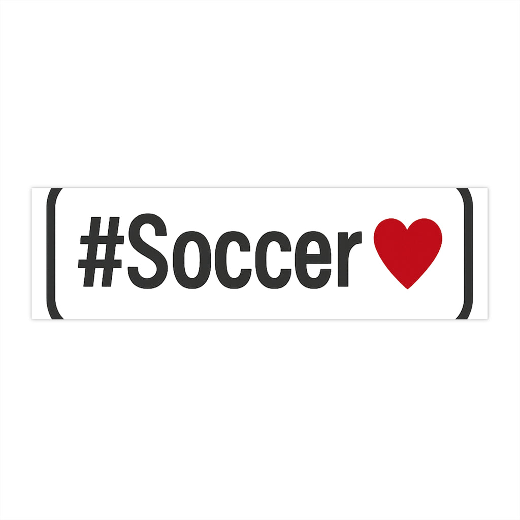 Soccer Love Bumper Sticker