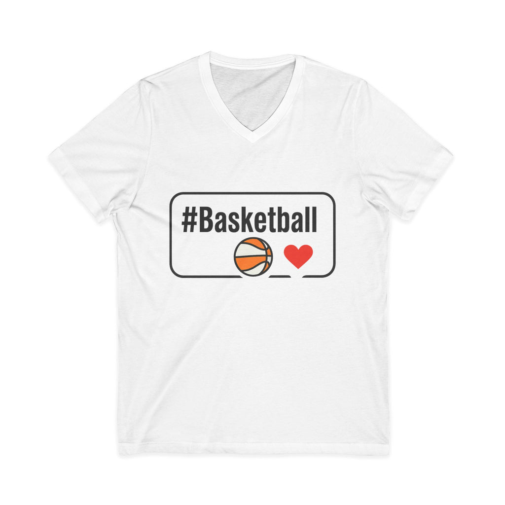 Basketball Love V-Neck Tee