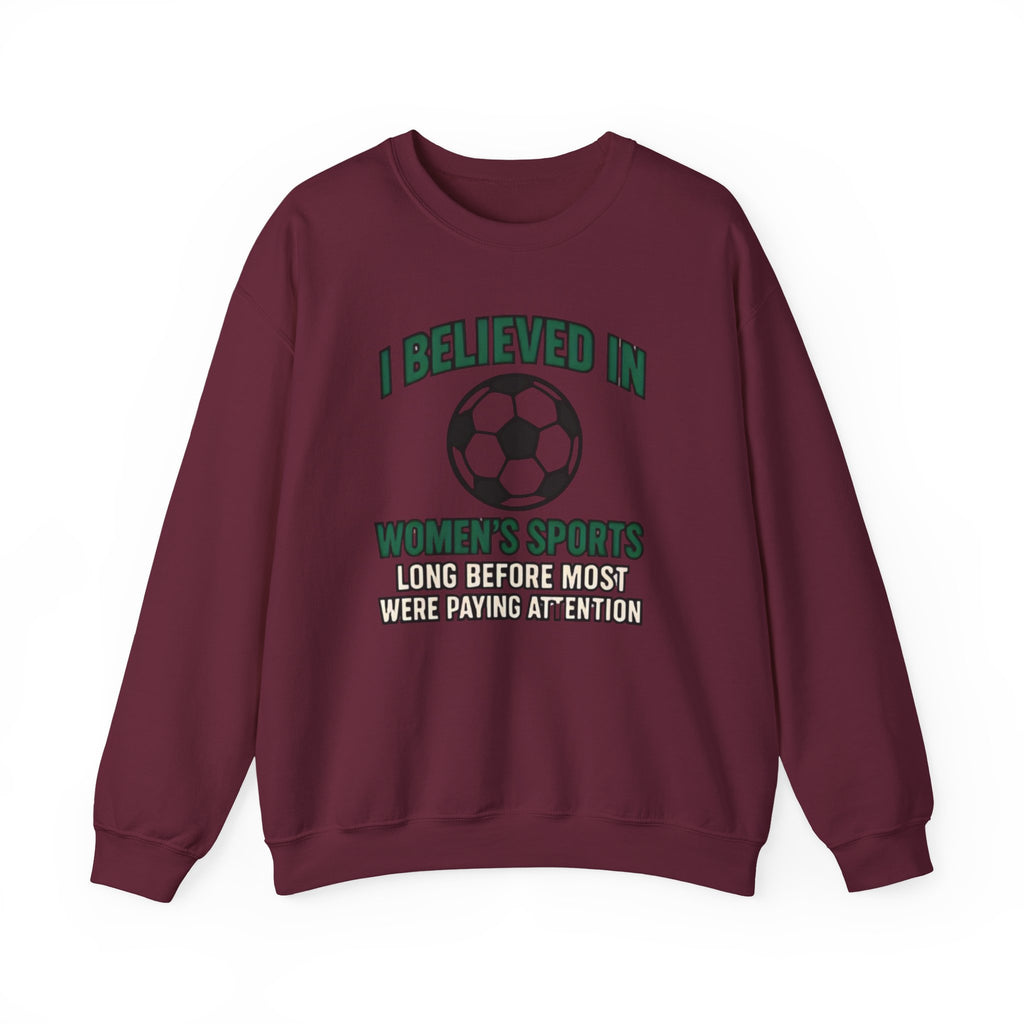 Empowering Women’s Sports Crewneck Sweatshirt