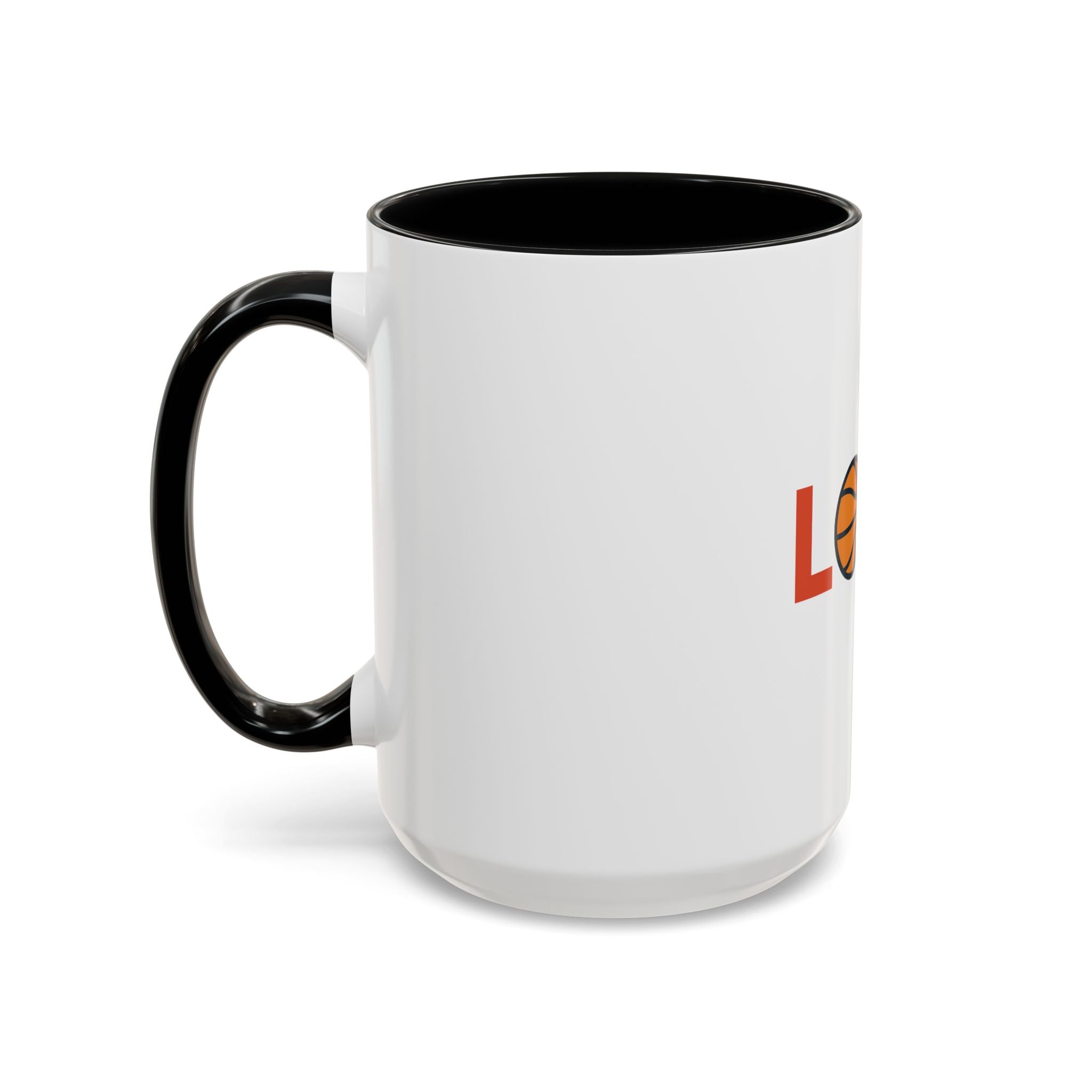 Basketball Love Accent Coffee Mug