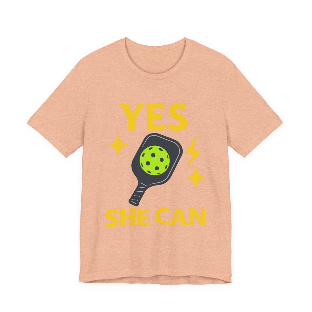 Yes, She Can Pickleball Unisex Tee