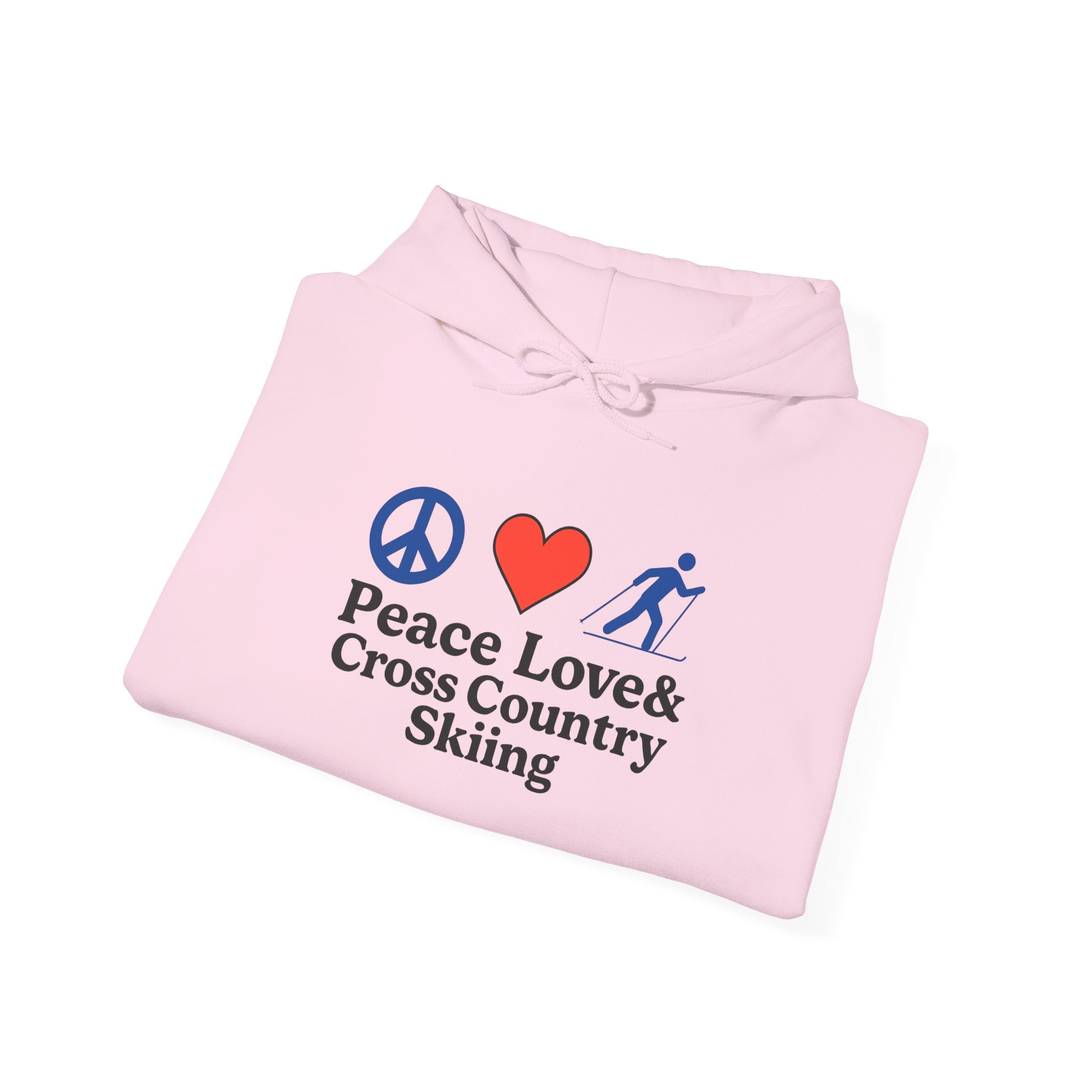 Peace Love & Cross Country Skiing Hoodie
