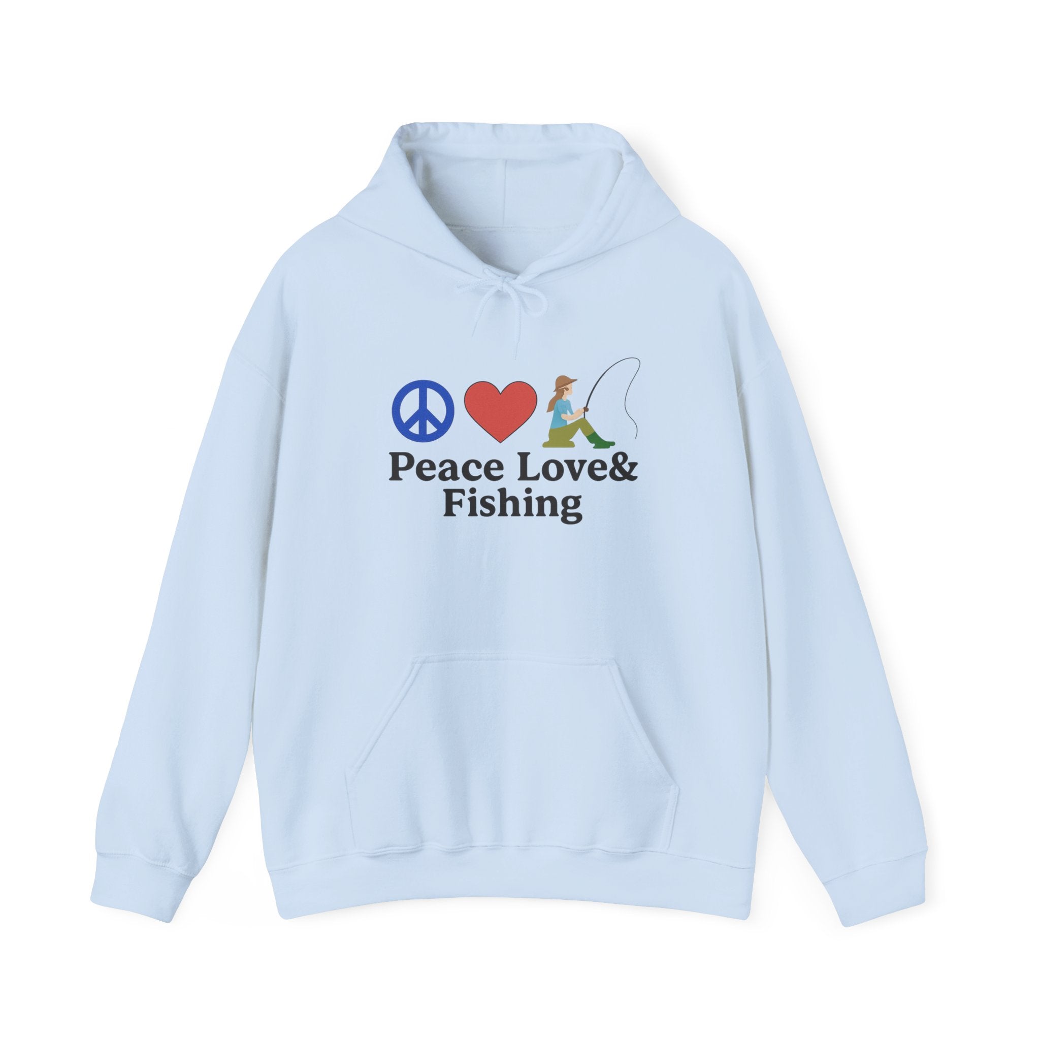Peace Love & Fishing Hoodie