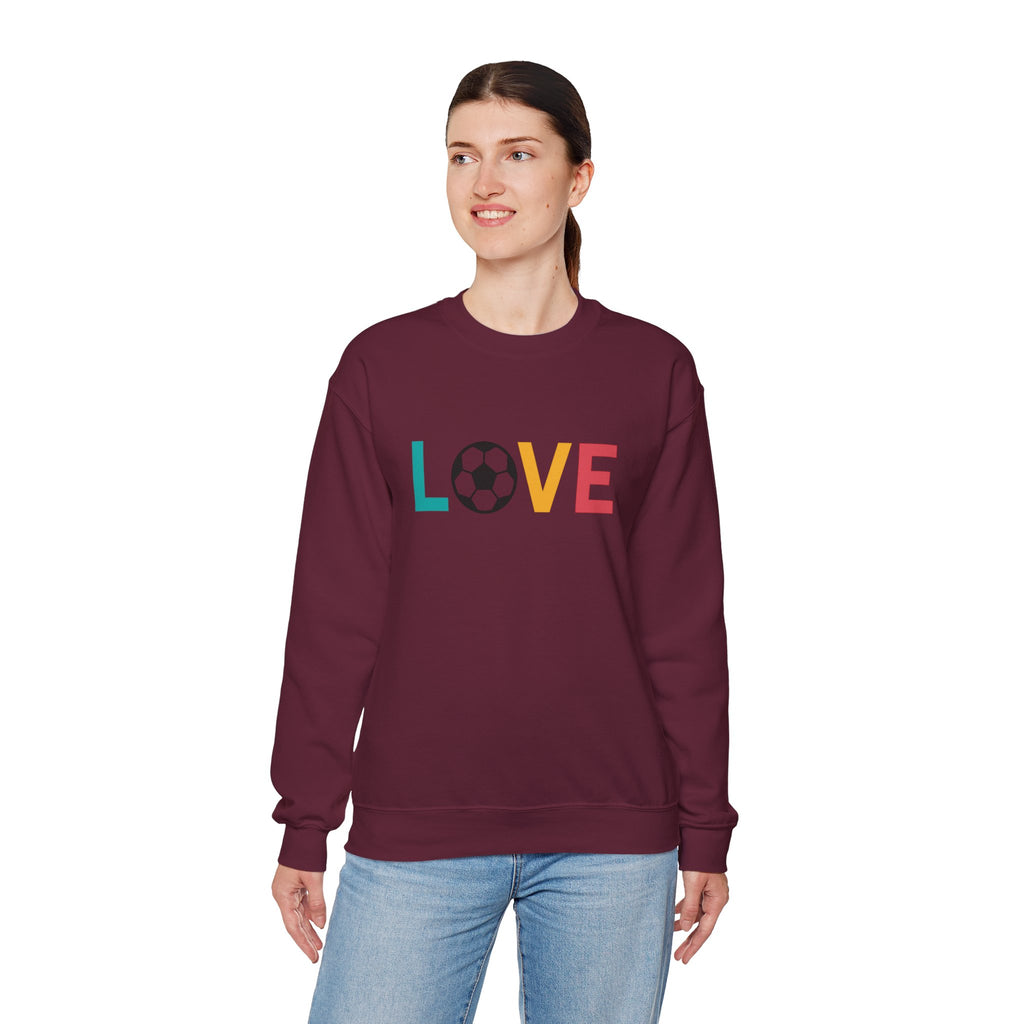Soccer Love Sweatshirt | Unisex Heavy Blend