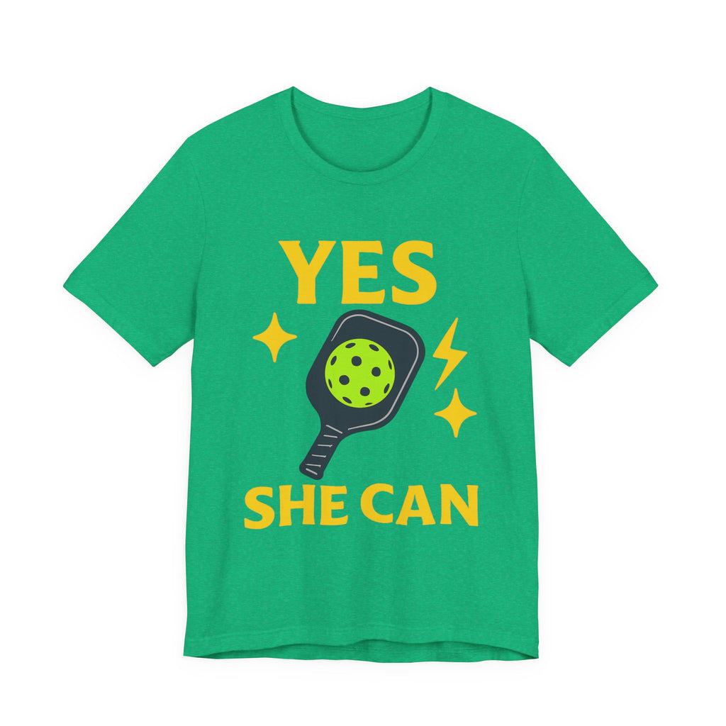 Yes, She Can Pickleball Unisex Tee