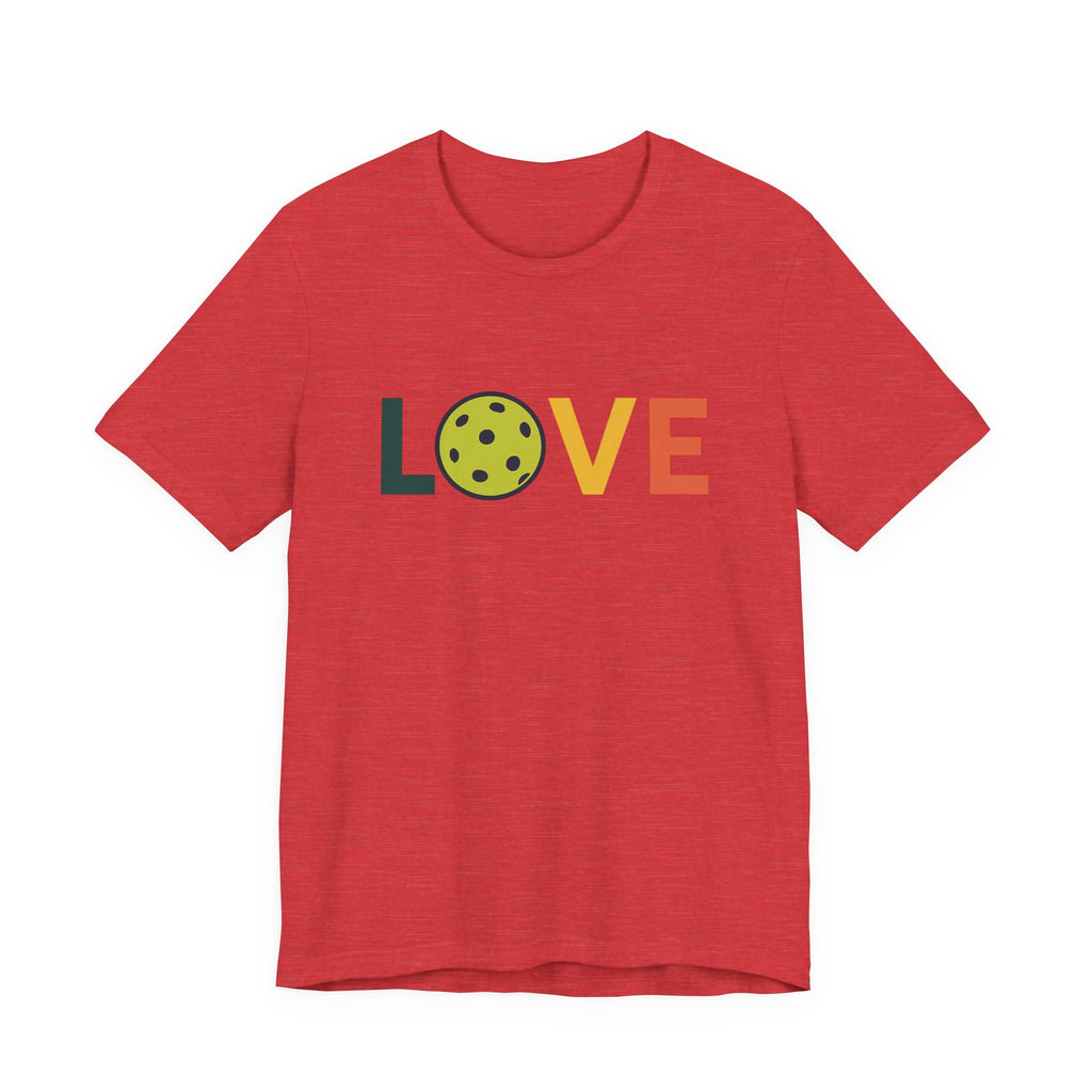 Pickleball Love Tee | Unisex Jersey Short Sleeve Shirt