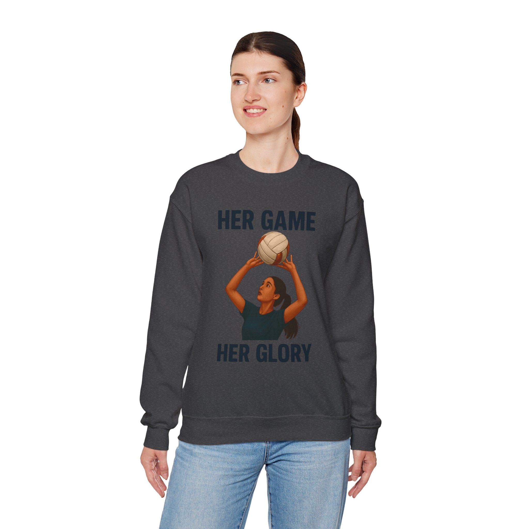Her Game Crewneck Sweatshirt, Women's Sports Sweatshirt