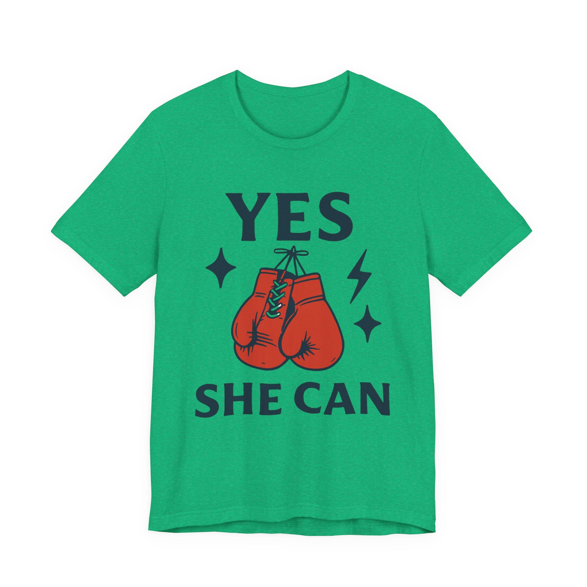 Yes, She Can Boxing Unisex Tee