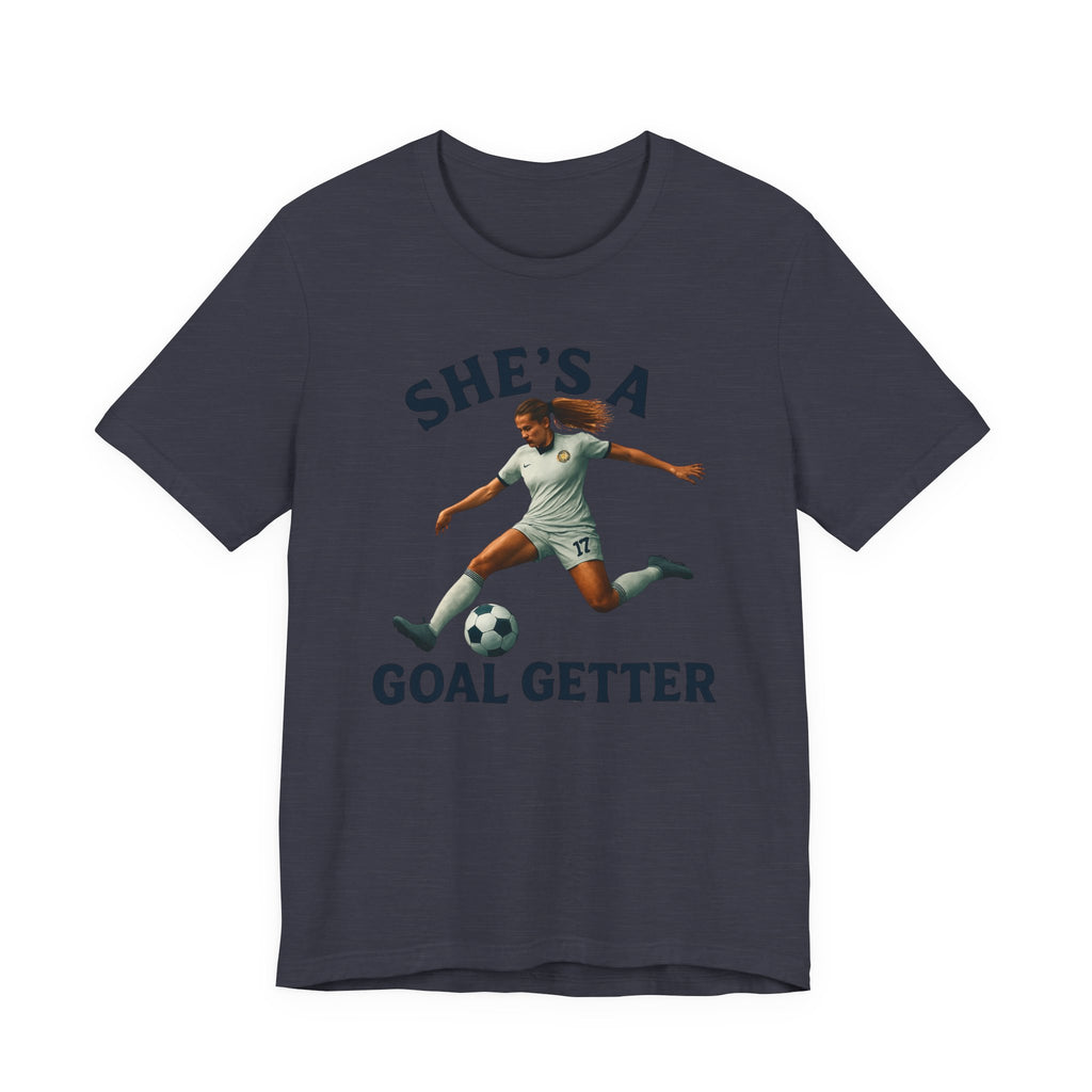 Goal Getter Unisex Jersey Tee | Soccer Shirt for Sports Lovers
