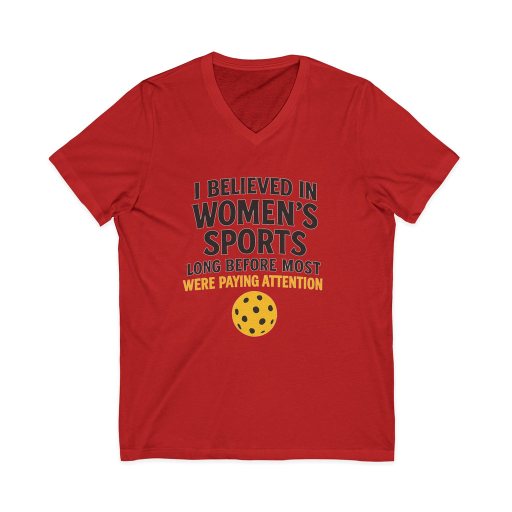 Women's Sports Advocacy V-Neck Tee