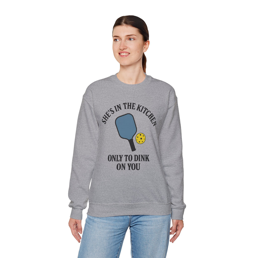 She's In The Kitchen Sweatshirt, Unisex Crewneck