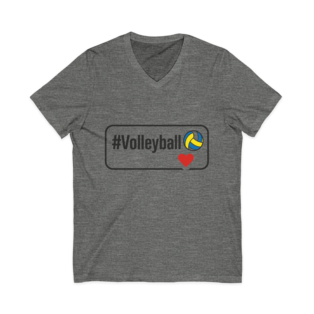 Unisex Volleyball V-Neck Tee - Love for the Game