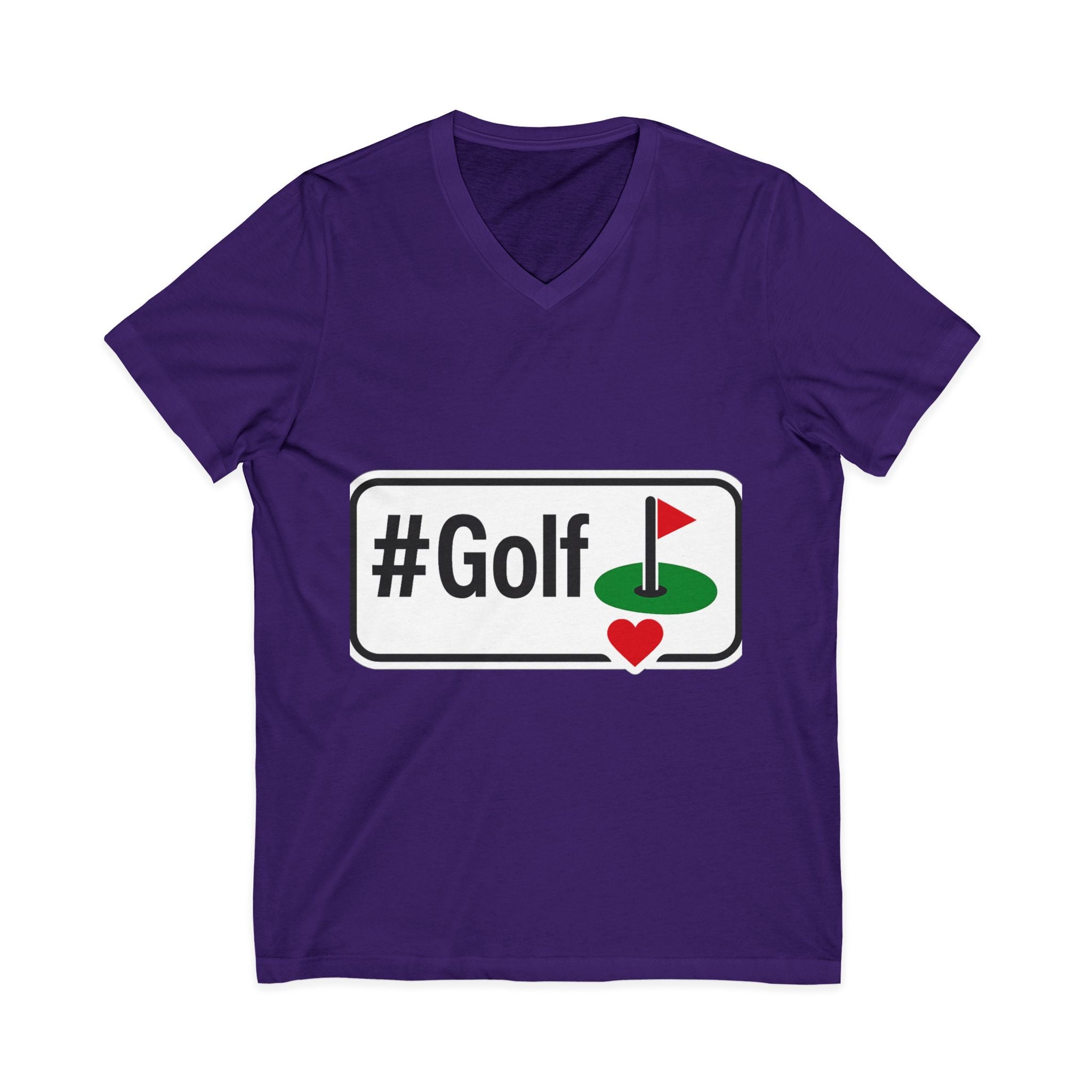 Golf Enthusiast V-Neck Tee
