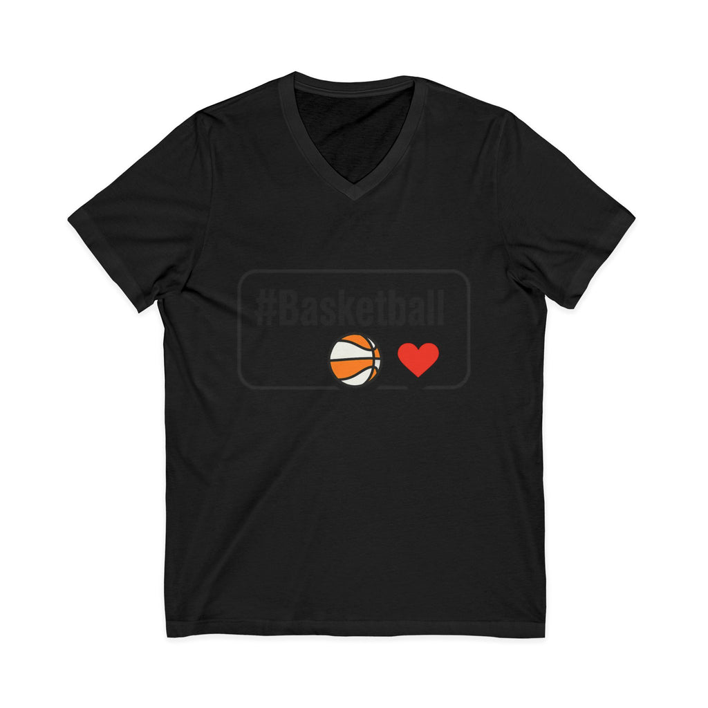 Basketball Love V-Neck Tee