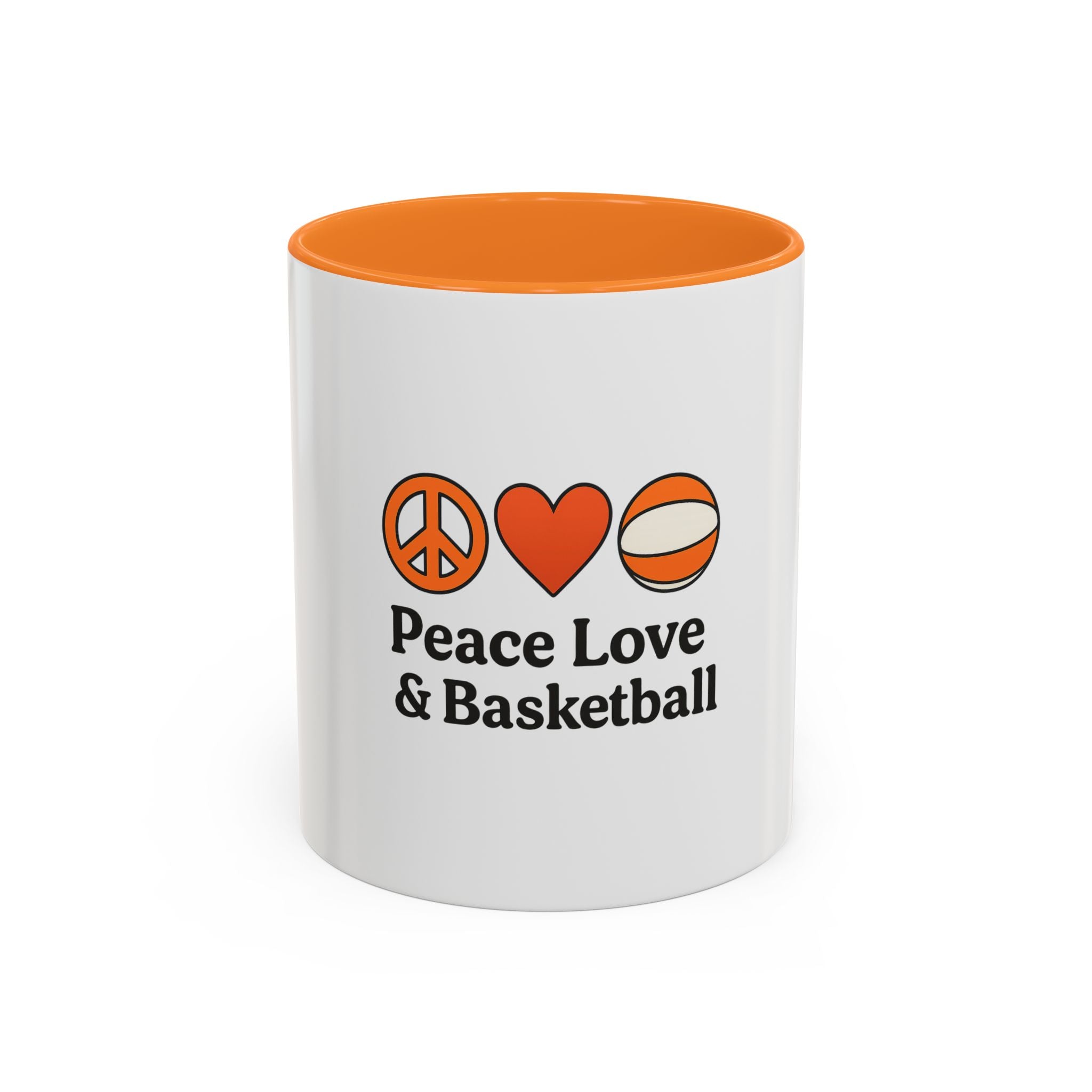 Peace Love Basketball Mug