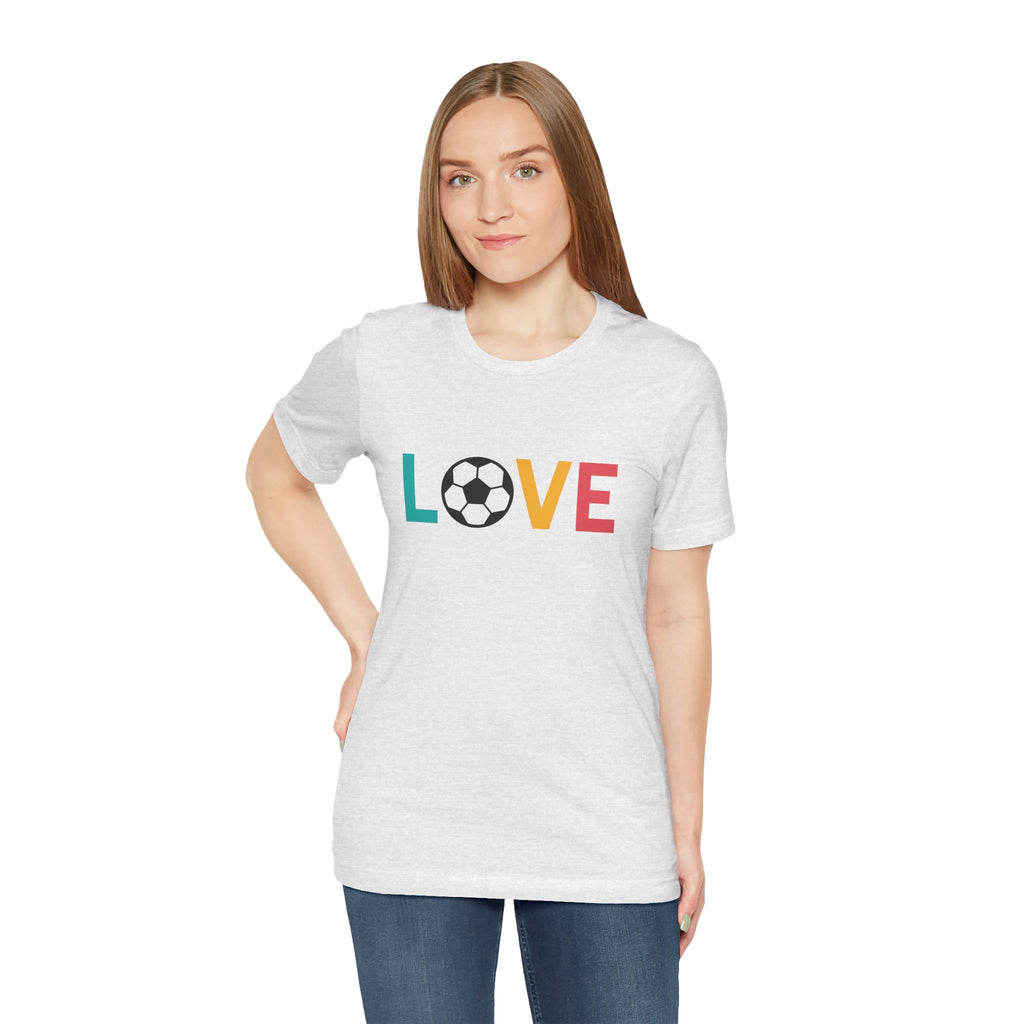 Love Soccer Unisex Tee, Sports Fan Shirt