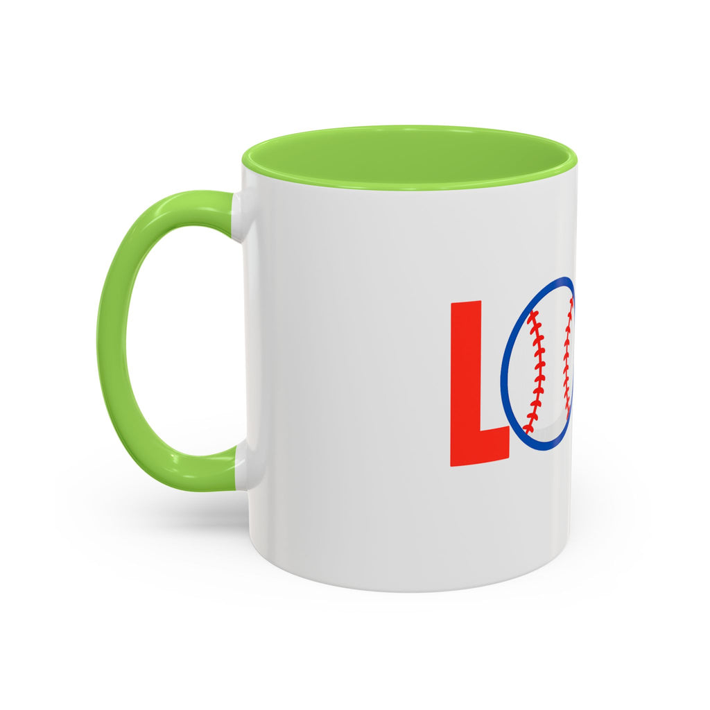 Baseball Love Mug - Colorful 11oz & 15oz Drinkware