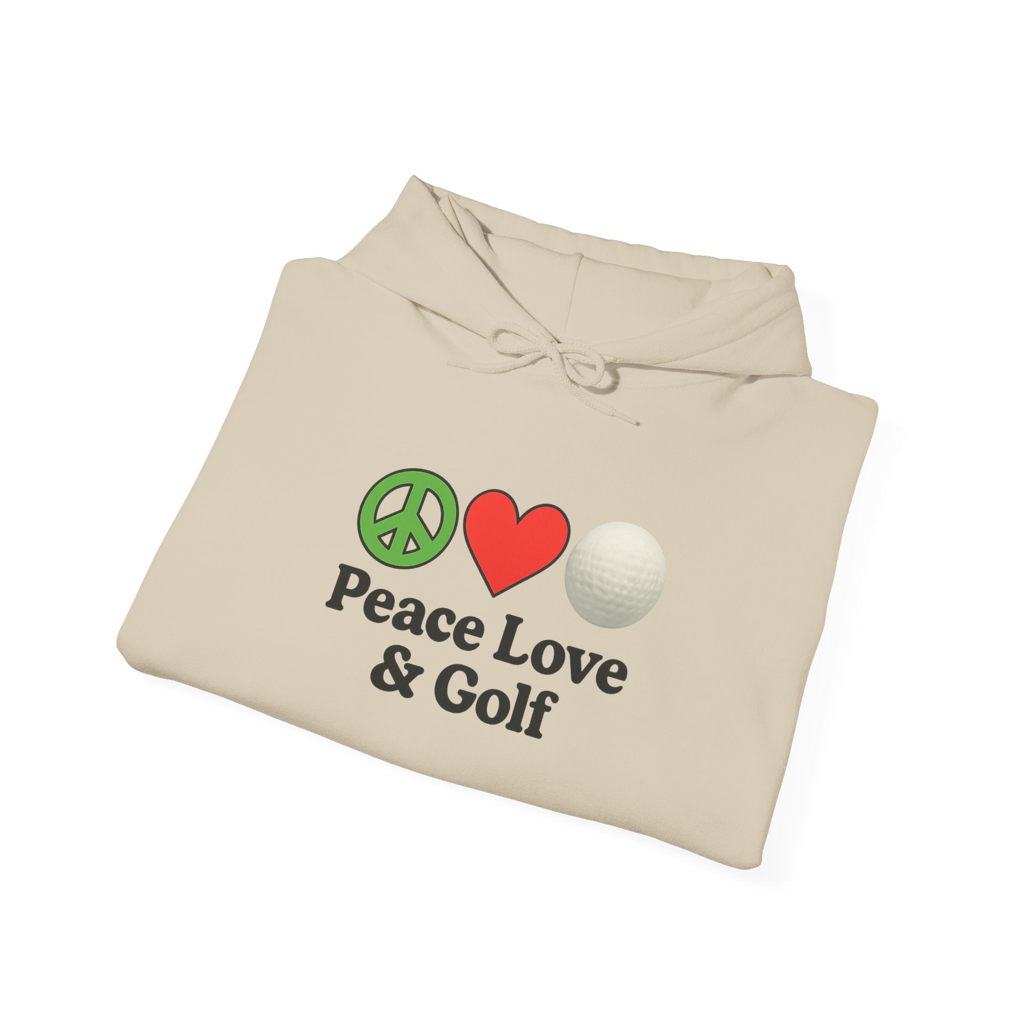 Peace Love & Golf Hoodie