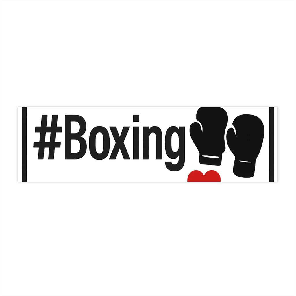 Boxing Love Bumper Sticker