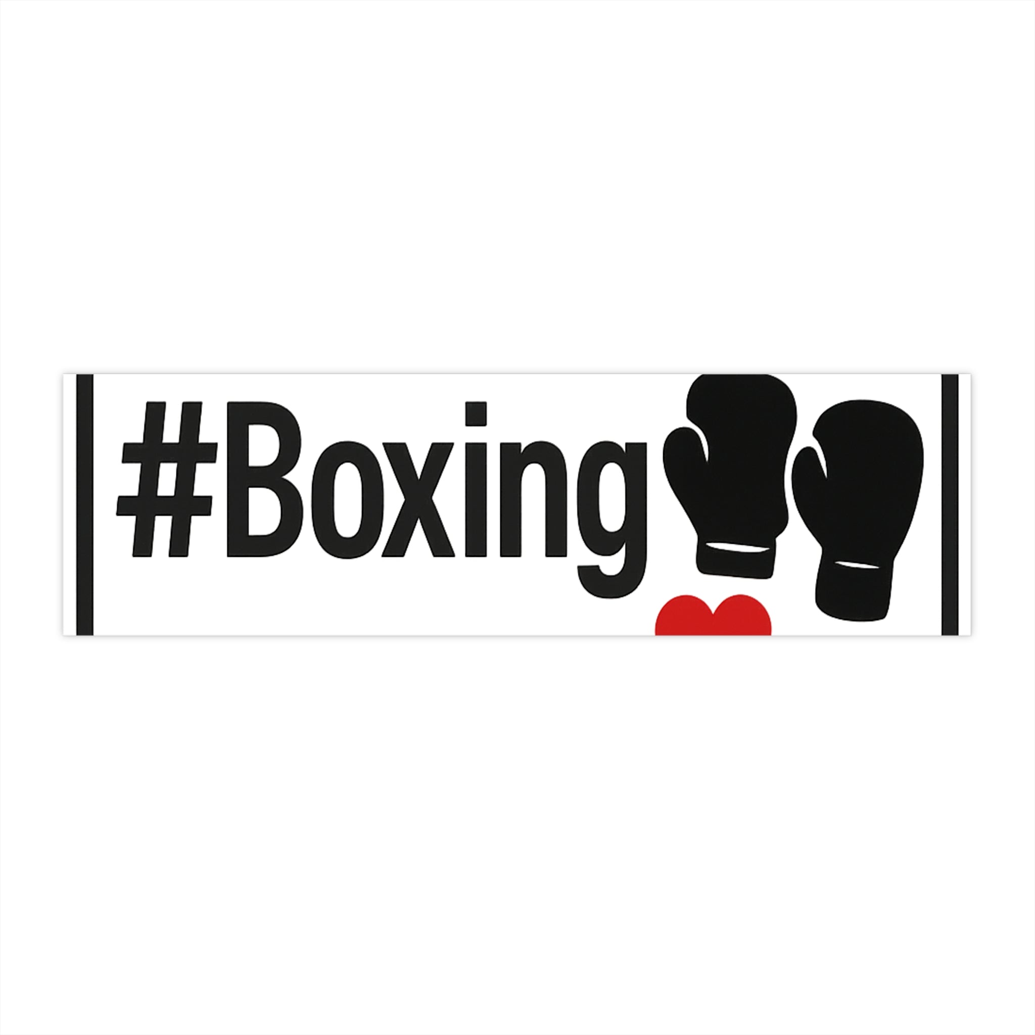 Boxing Love Bumper Sticker