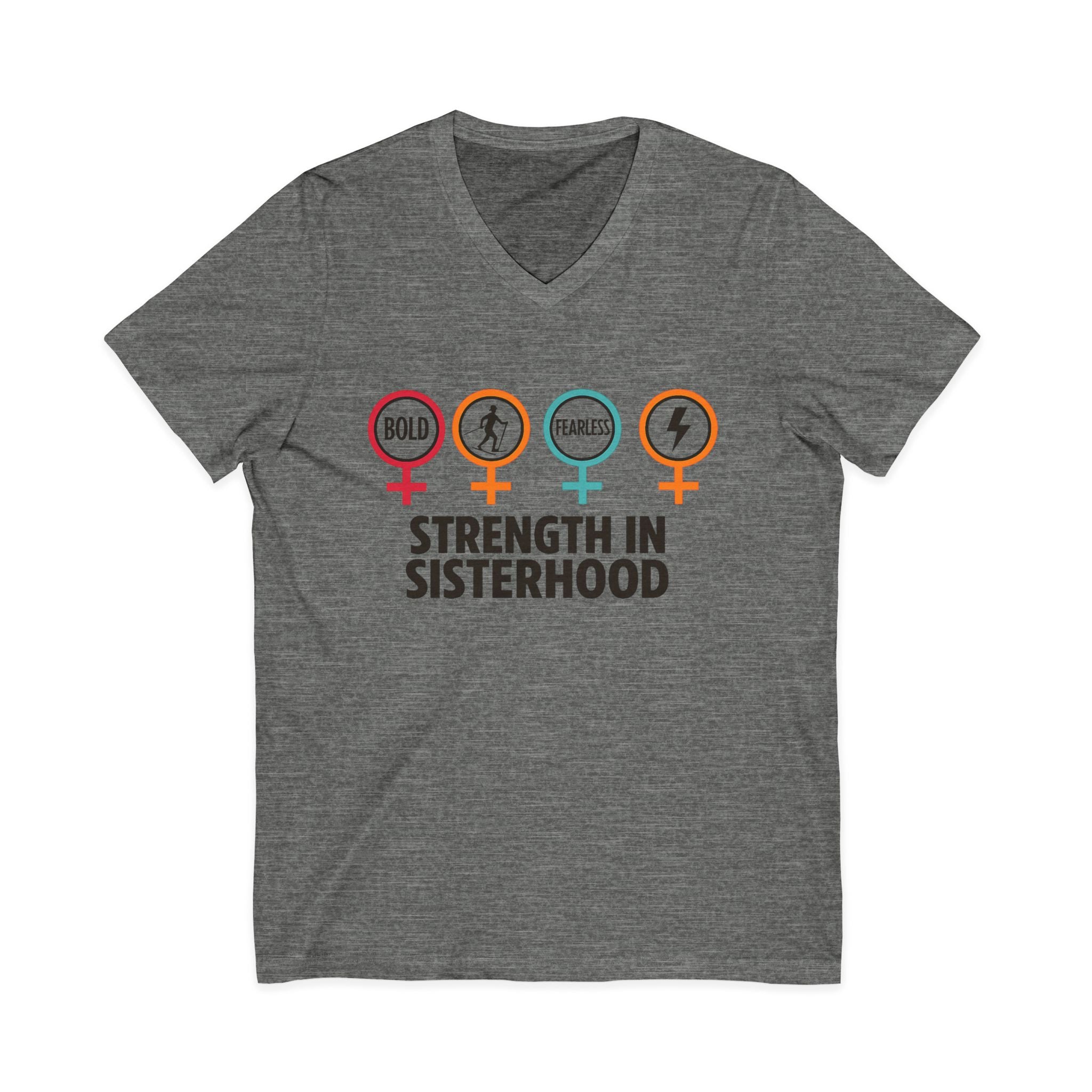 Empowering Sisterhood V-Neck Tee