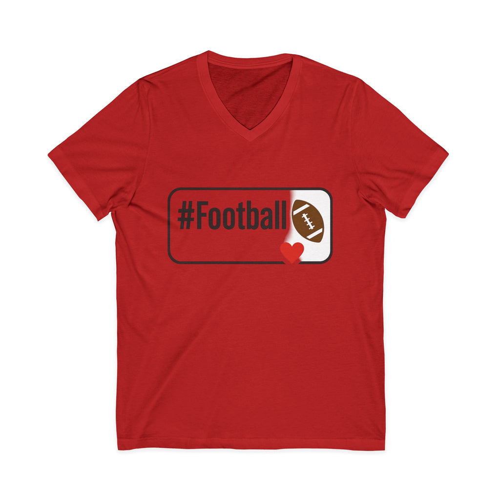 Football Love V-Neck Tee