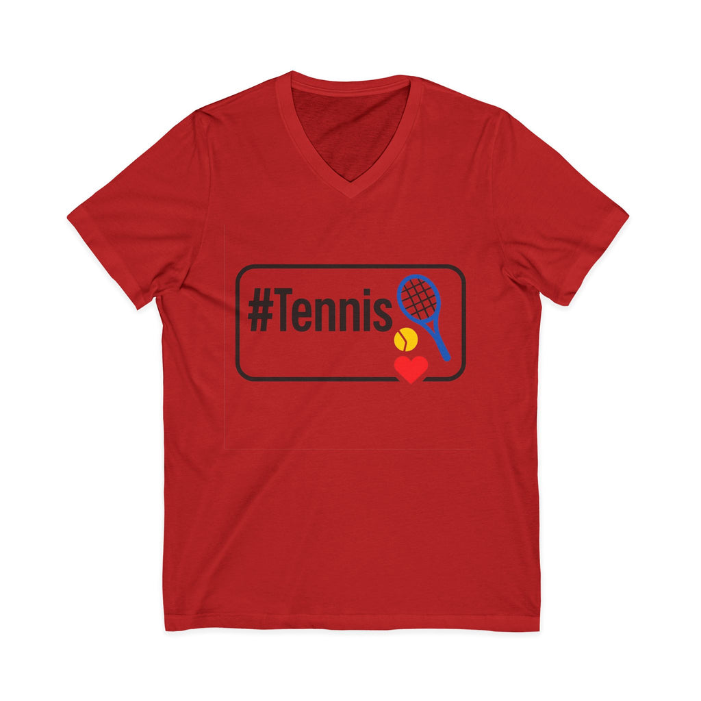 Tennis Love Unisex V-Neck Tee