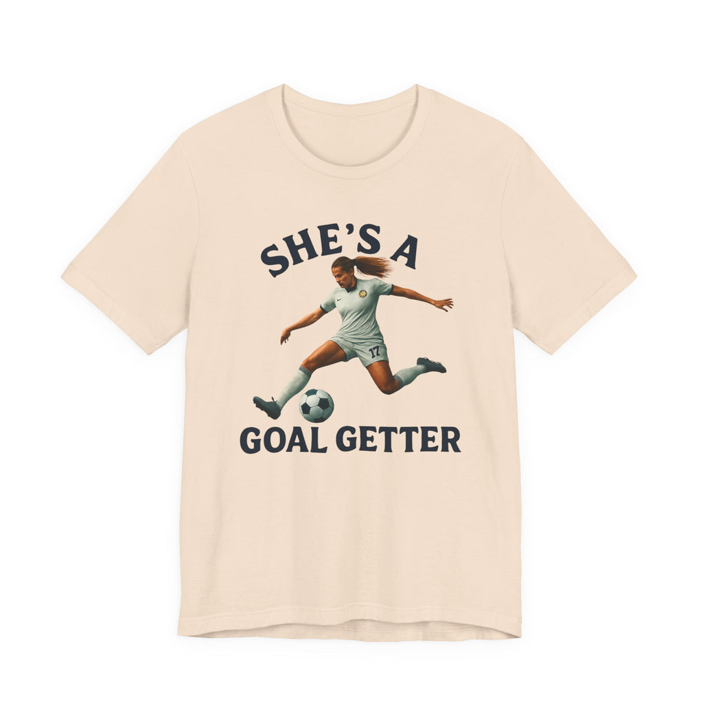 Goal Getter Unisex Jersey Tee | Soccer Shirt for Sports Lovers