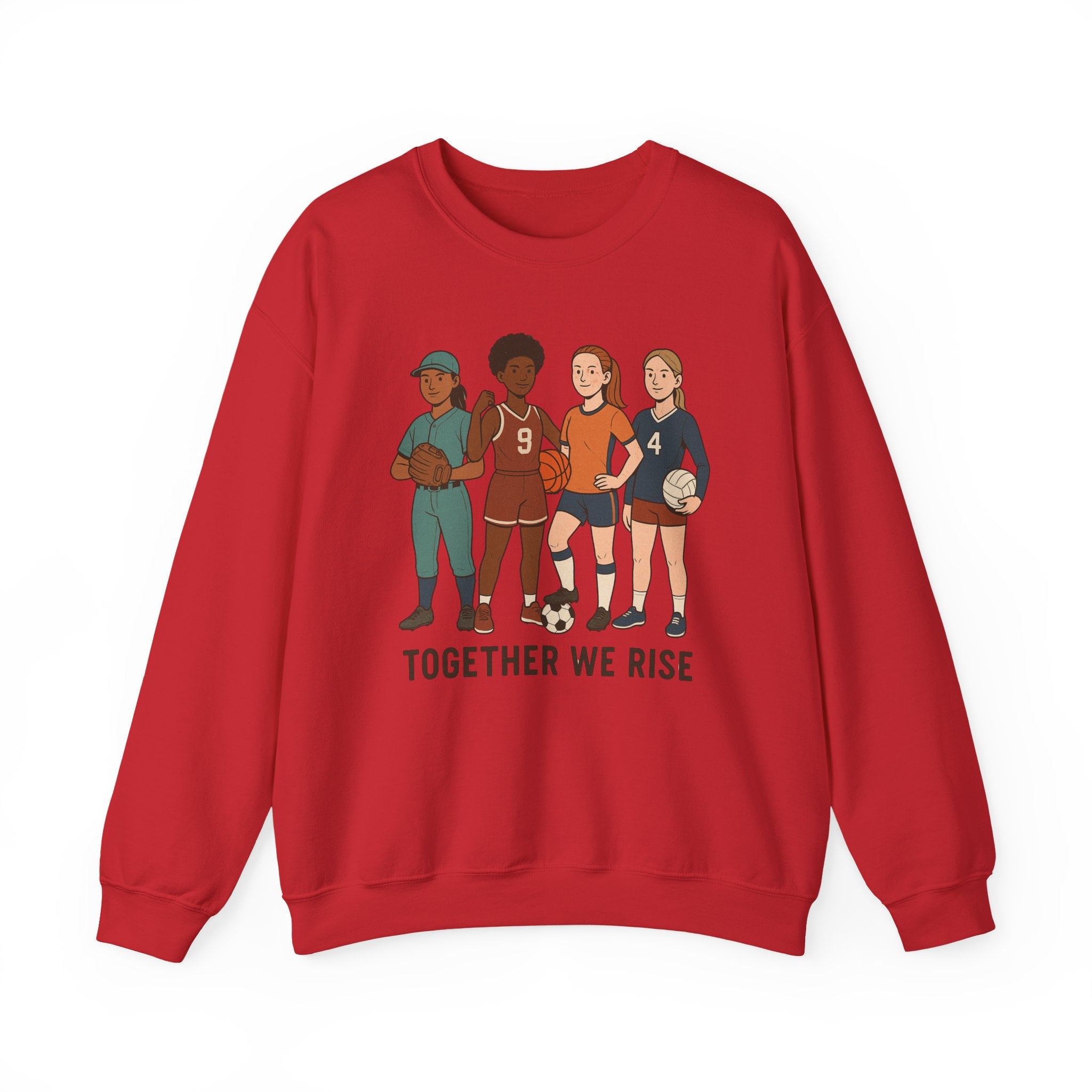 Empowering Crewneck Sweatshirt: Together We Rise