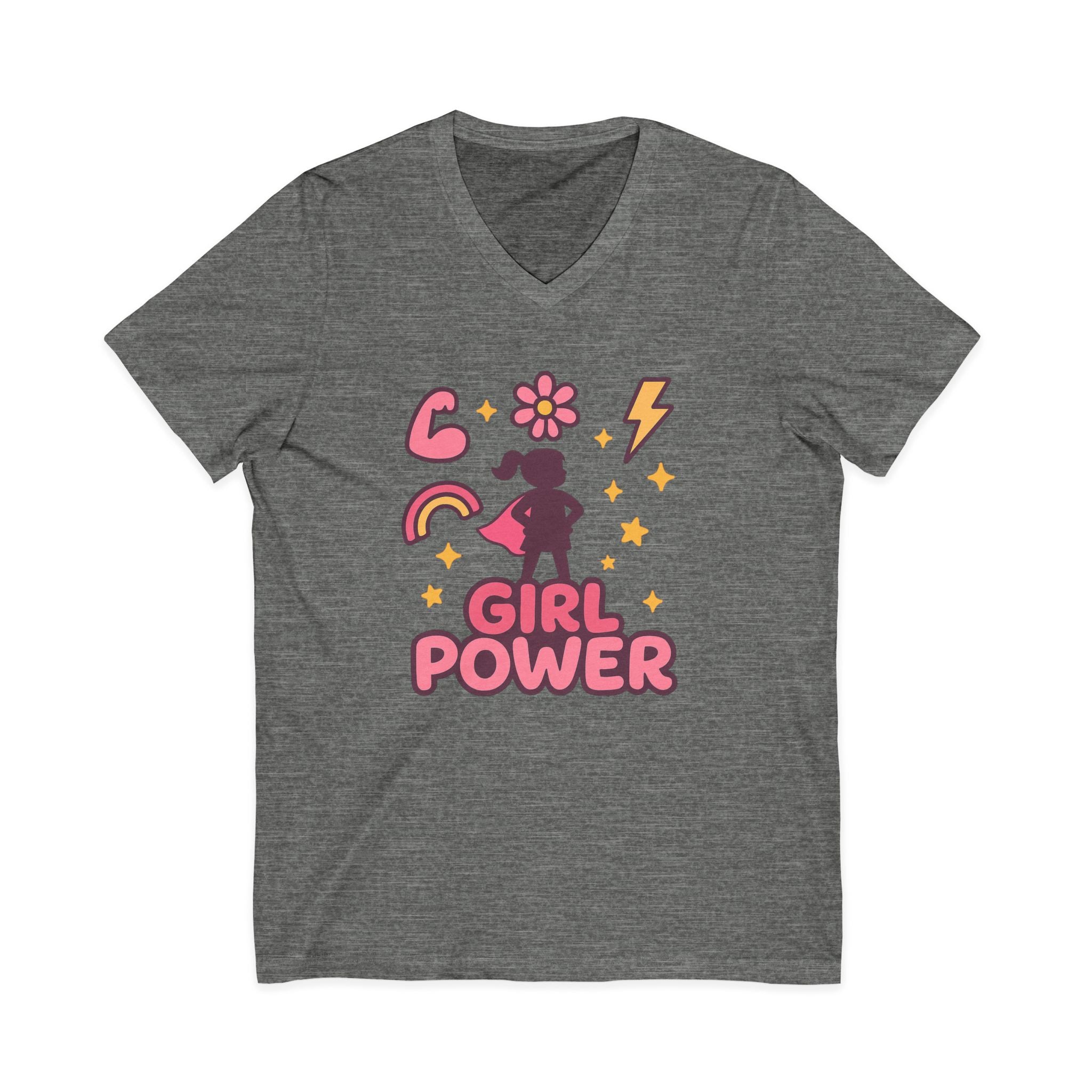 Girl Power V-Neck Tee