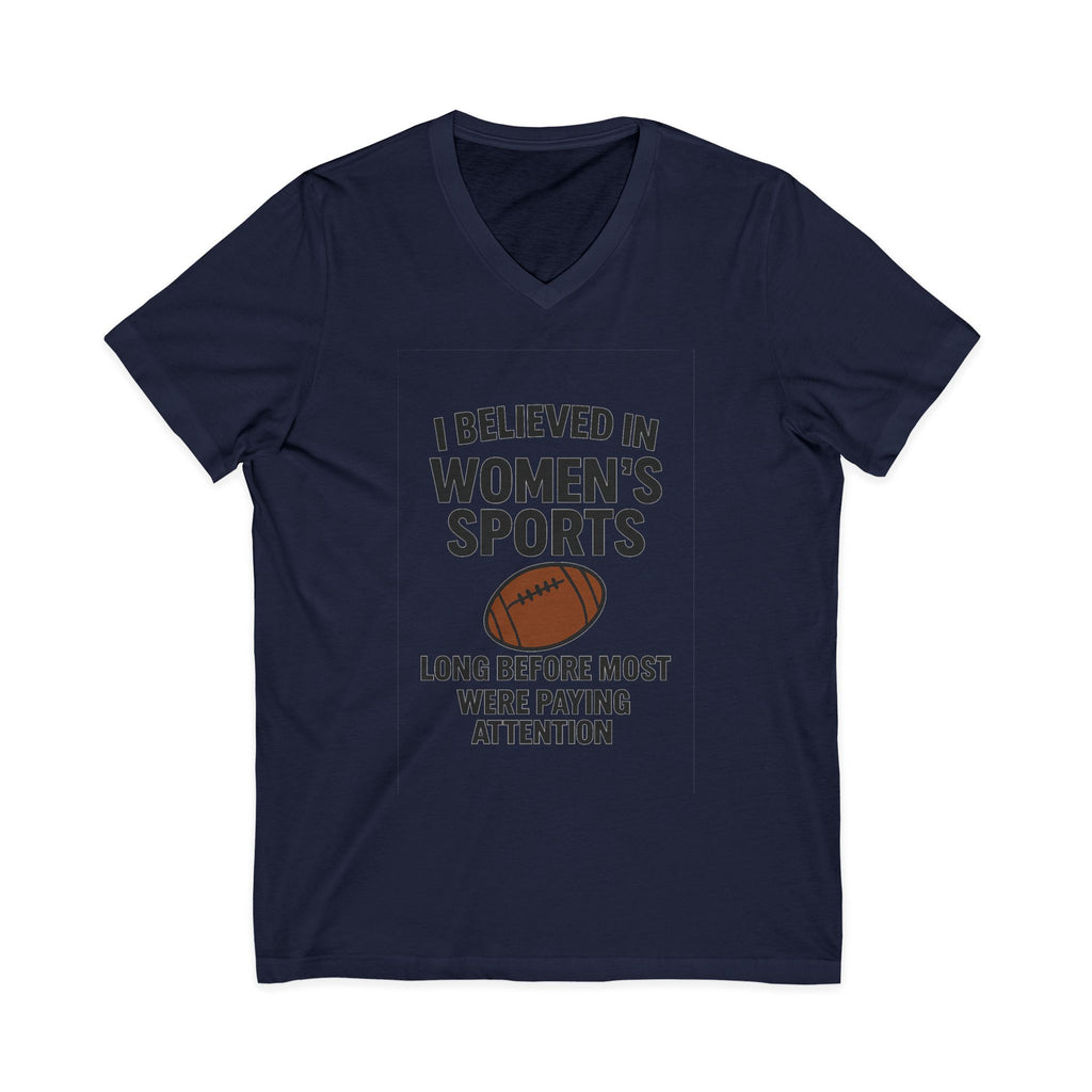 Women's Sports Advocacy V-Neck Tee