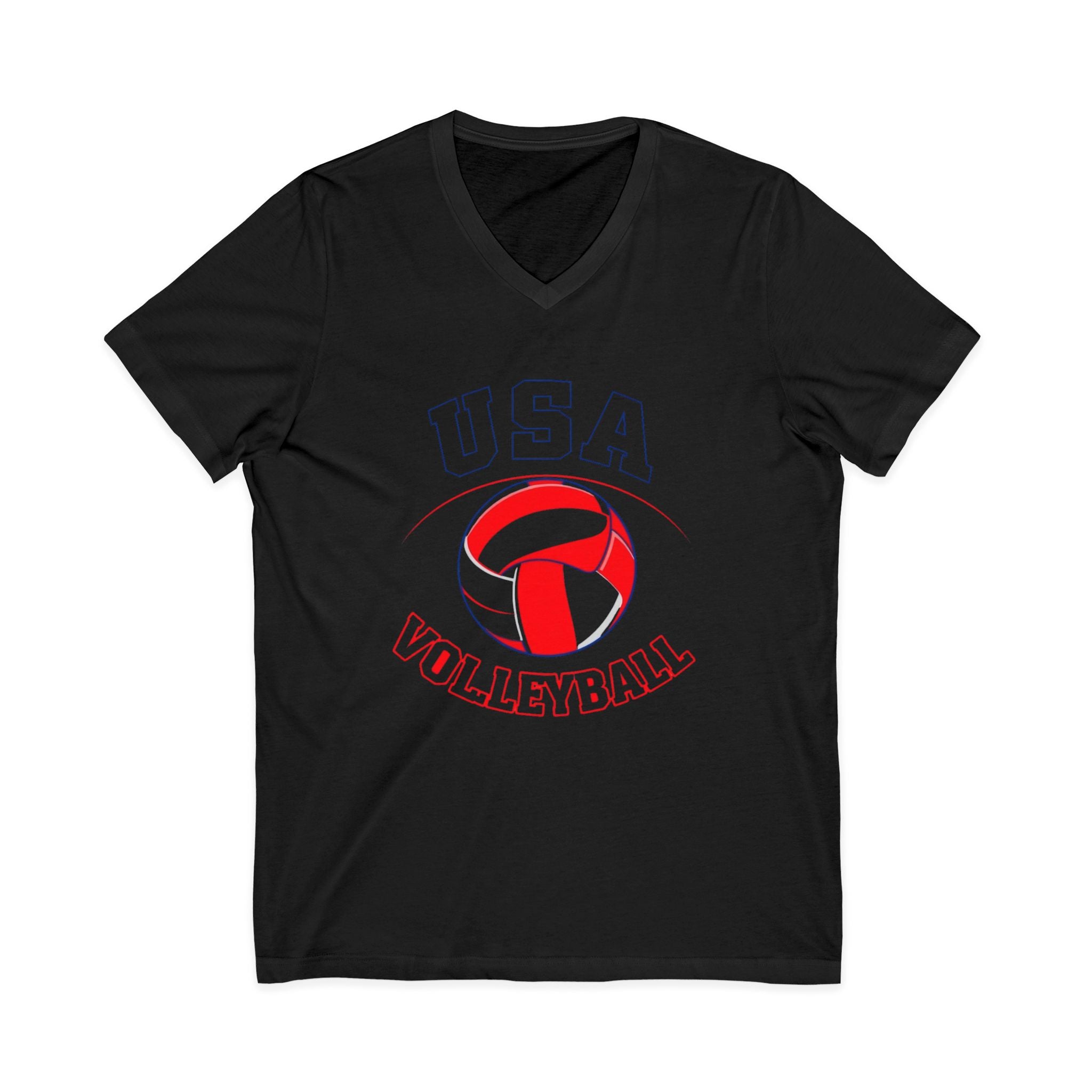 USA Volleyball V-Neck Tee