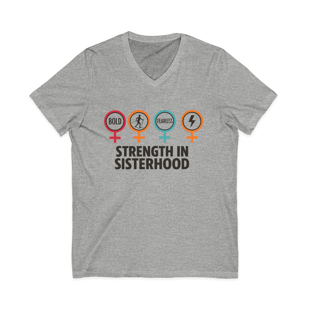 Empowering Sisterhood V-Neck Tee