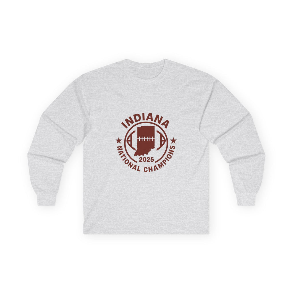 Indiana 2025 National Champions Football Long Sleeve Tee
