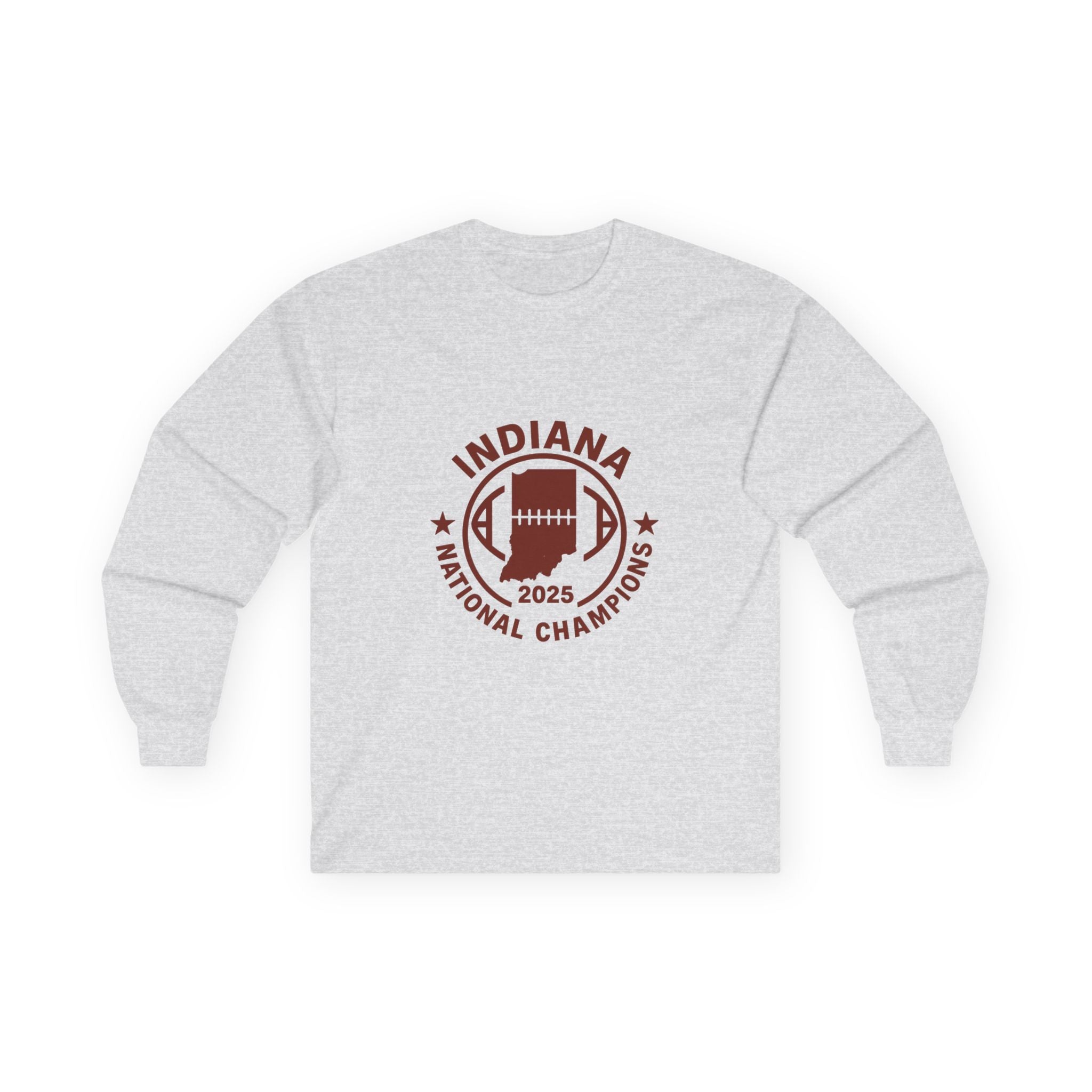 Indiana 2025 National Champions Football Long Sleeve Tee
